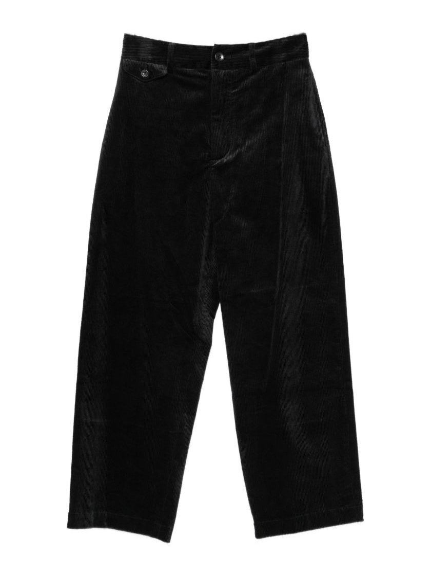 NICHOLSON & NICHOLSON Corduroy Trousers — Black by NICHOLSON & NICHOLSON