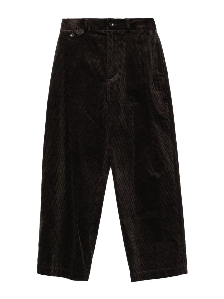 NICHOLSON & NICHOLSON Brown Corduroy Trousers — Brown by NICHOLSON & NICHOLSON