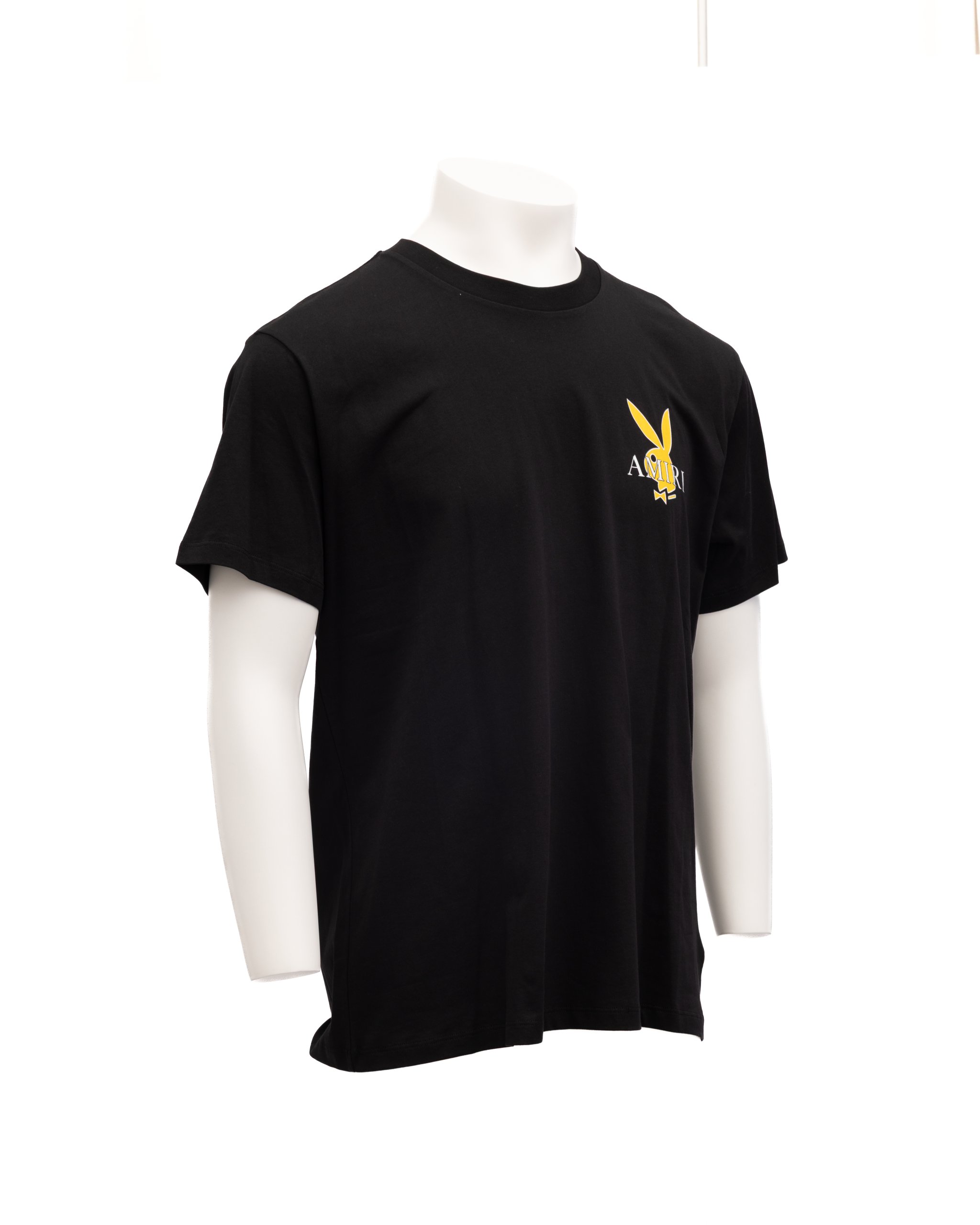 Amiri Logo-Embroidered T-Shirt — Black, view 2
