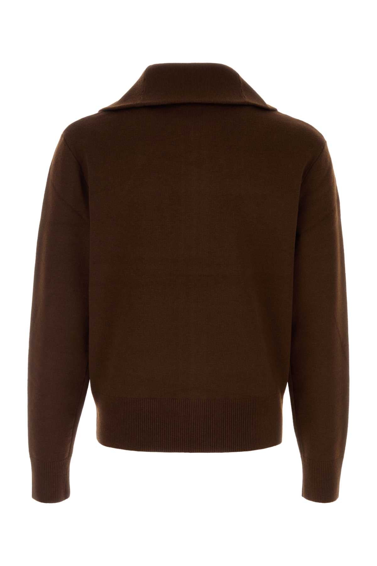 Entire Studios Jacket Cardigan — Brown, view 2