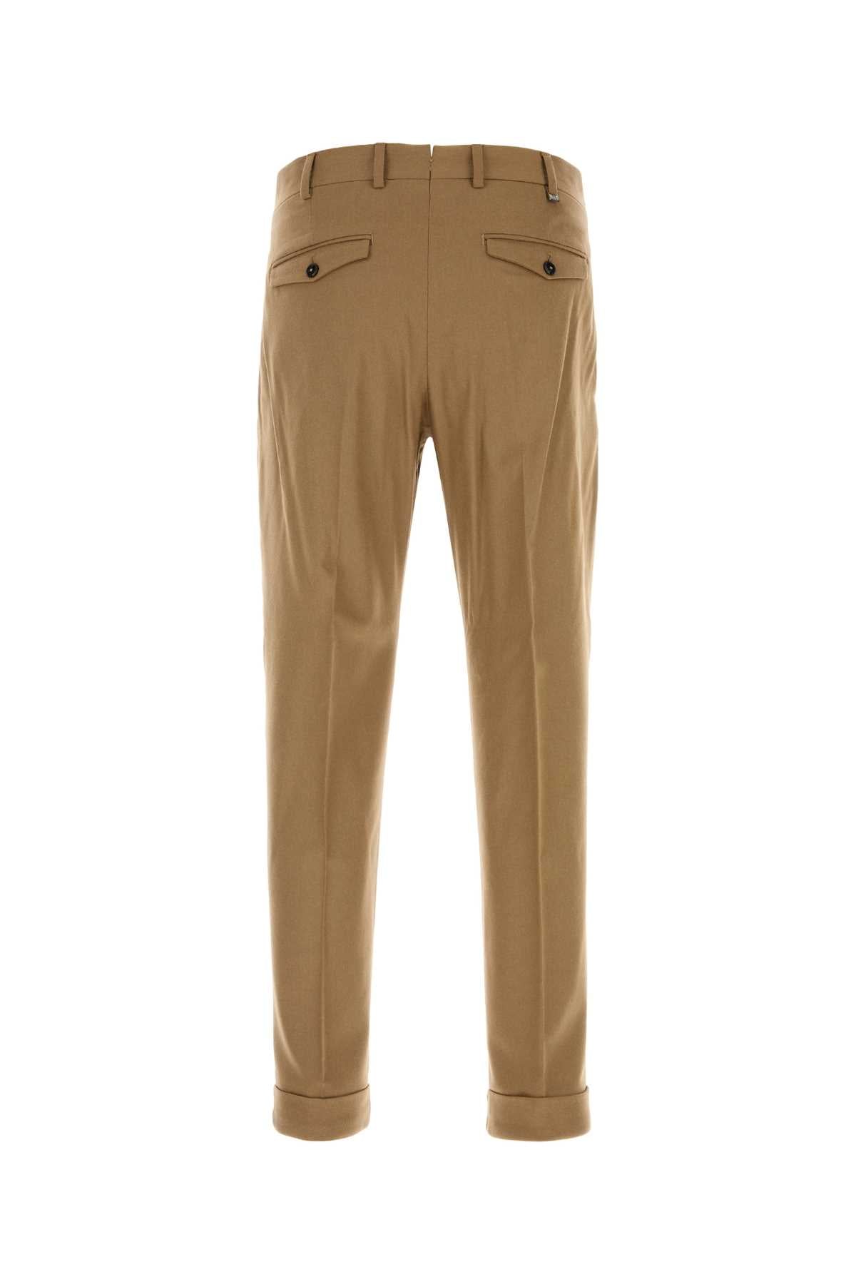 Pt Torino Stretch Wool Blend Trousers — Beige, view 2
