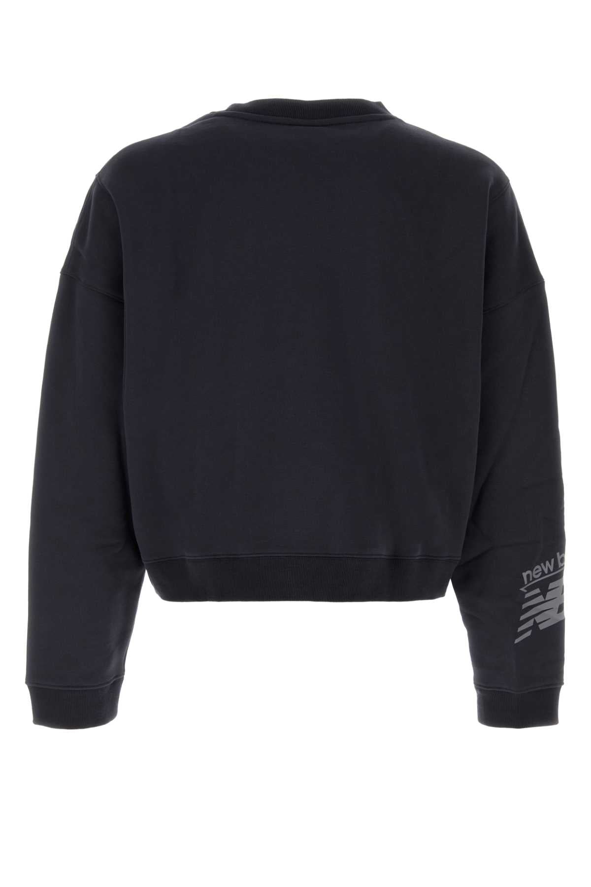 New Balance Crafted Sweatshirt — Black, view 2
