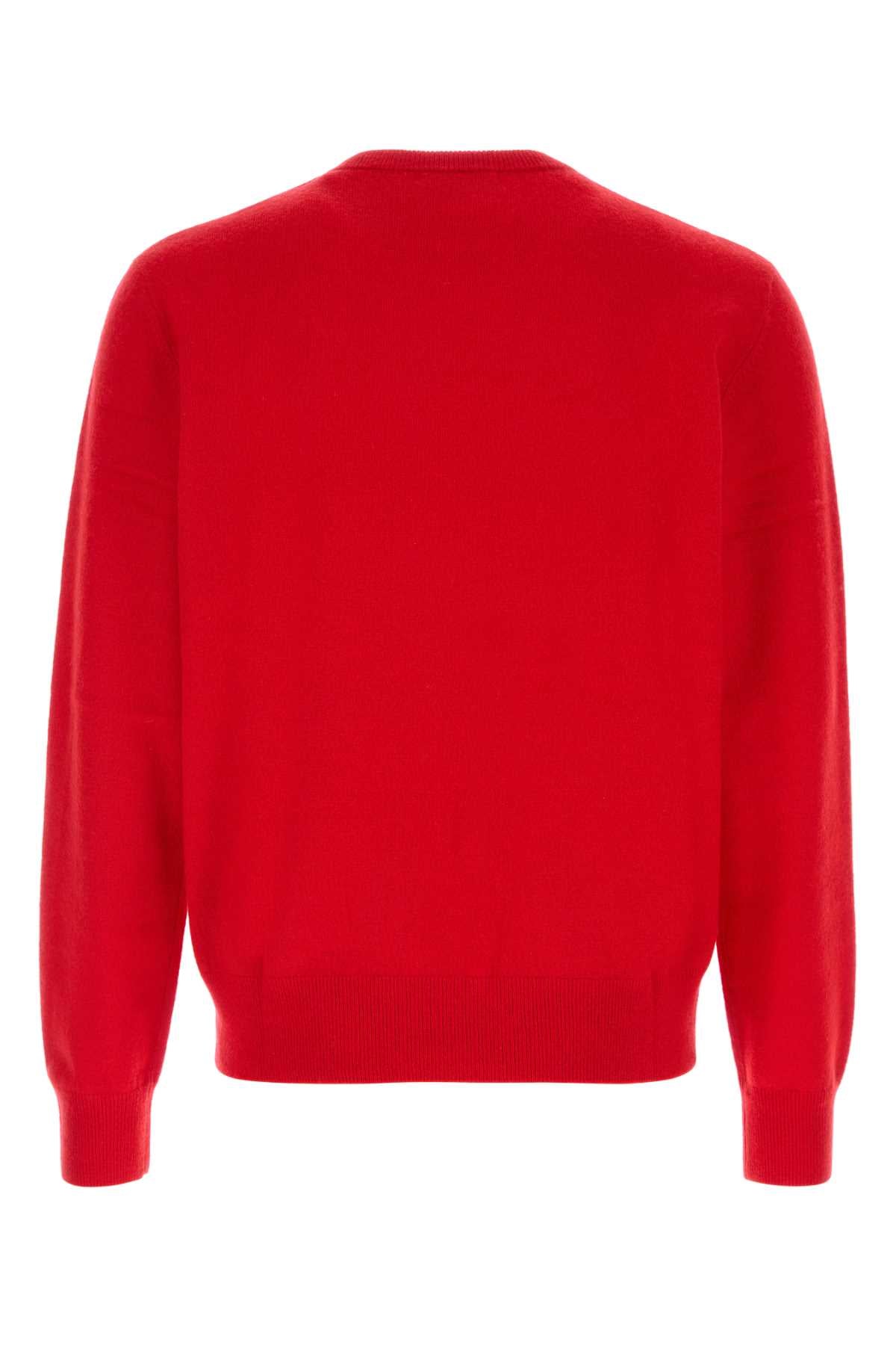 Entire Studios Crewneck Sweater — Red, view 2