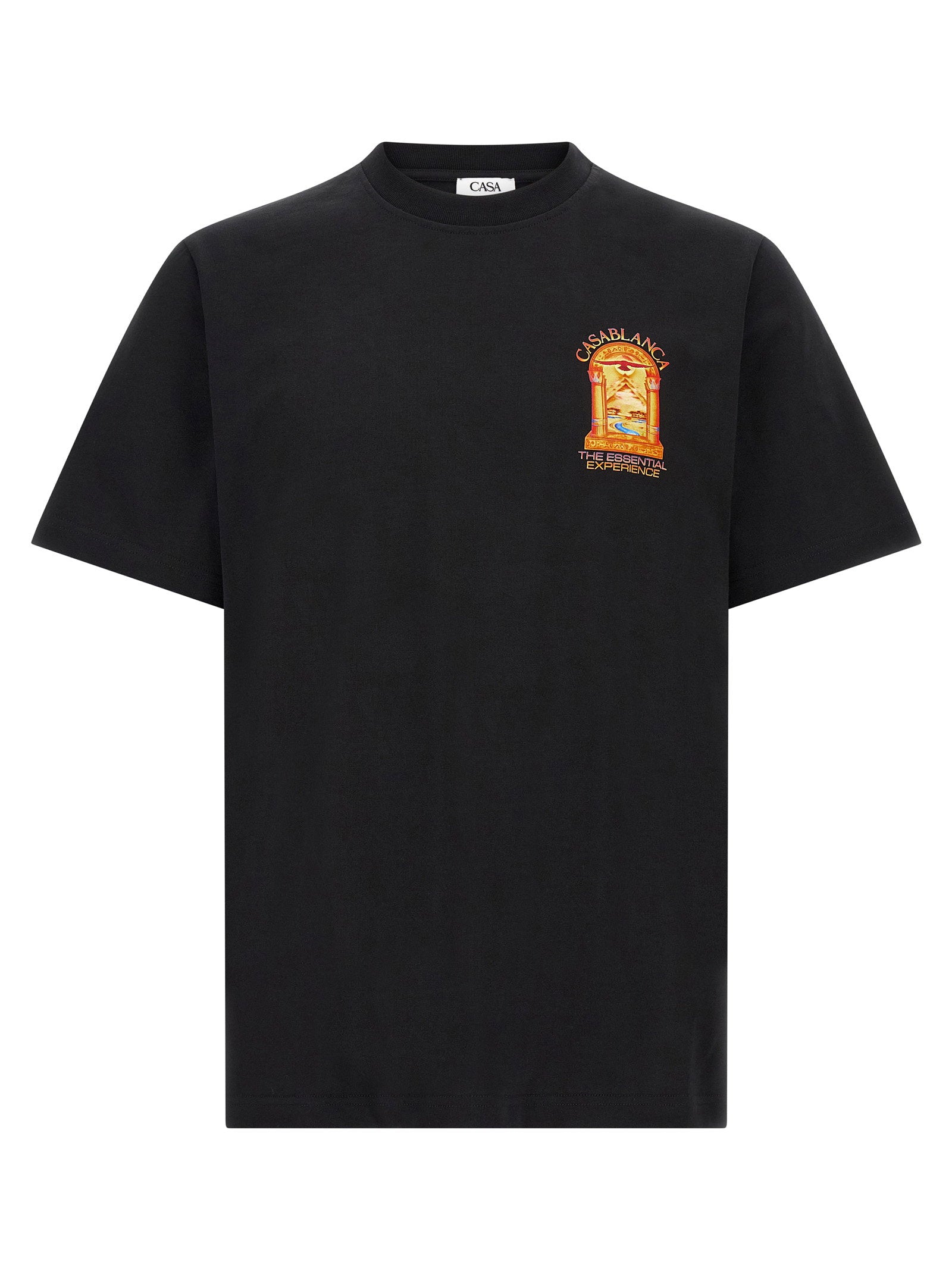 Casablanca Hermons Mirage Arch Graphic T-Shirt — Black by Casablanca