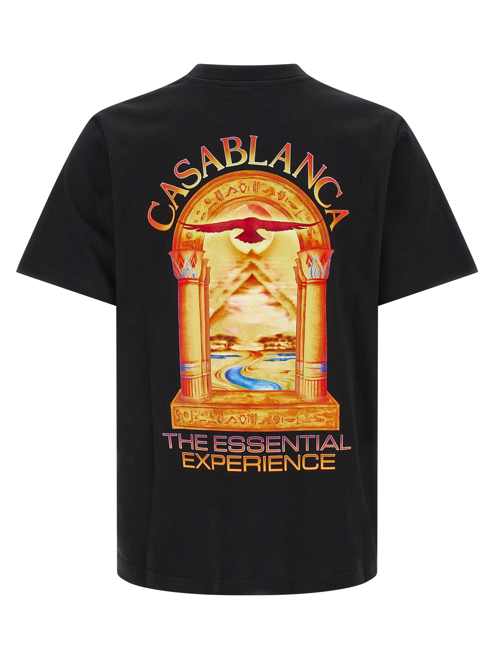 Casablanca Hermons Mirage Arch Graphic T-Shirt — Black, view 2