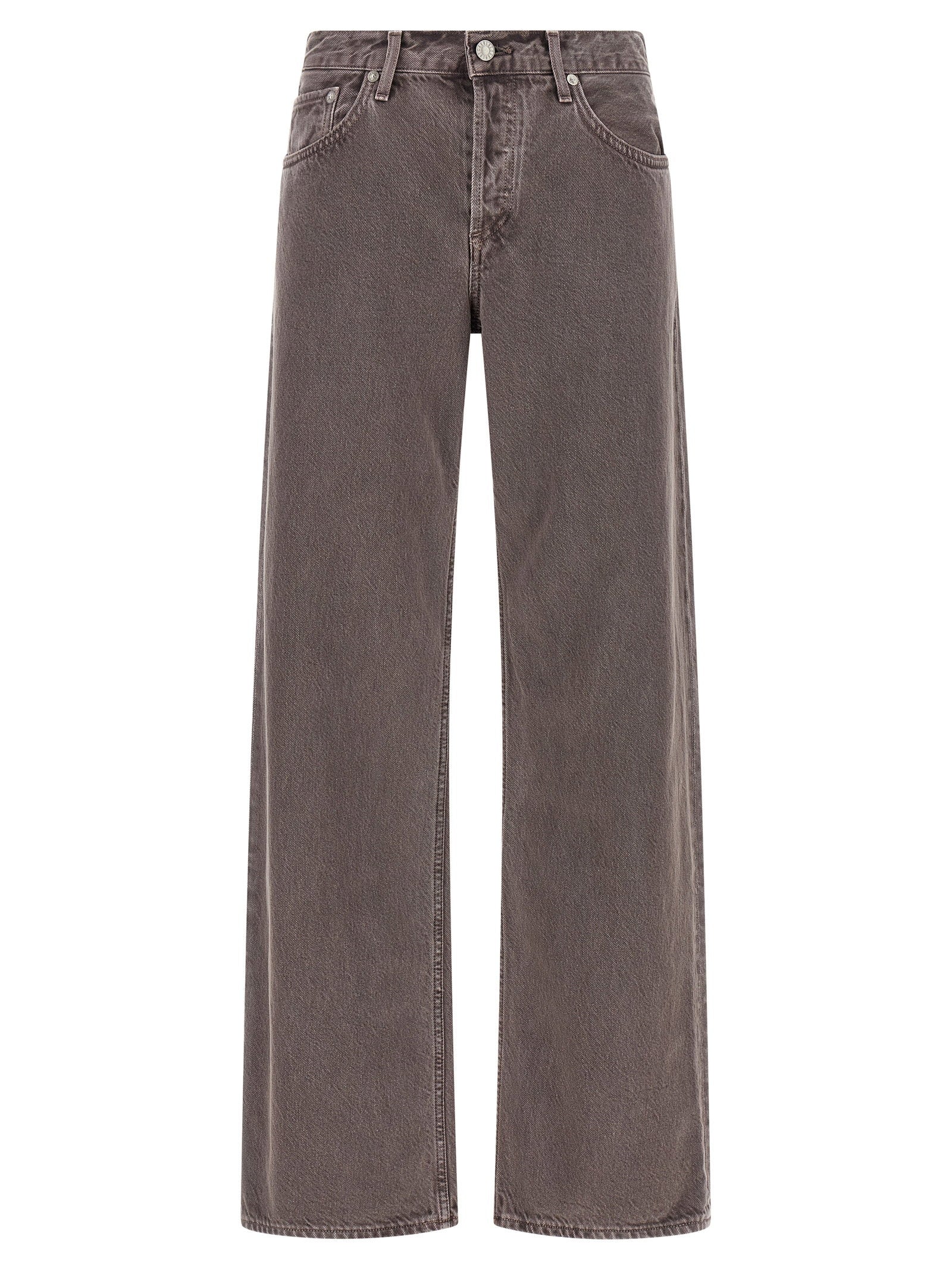 Agolde Low Rise Vintage Wash Jeans — Gray by Agolde