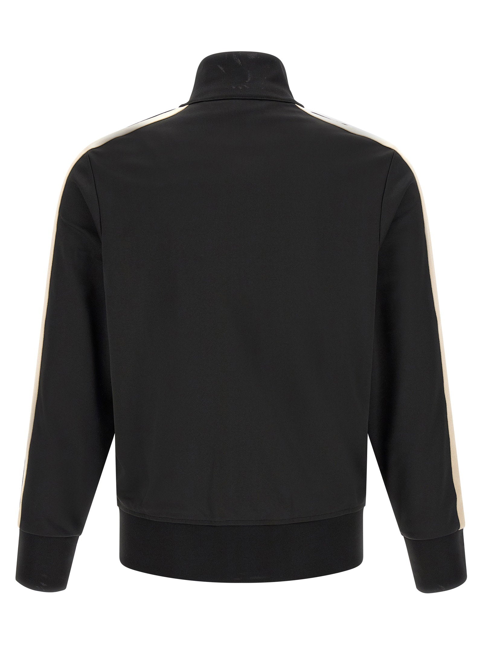 Palm Angels Track-Stripe Technical Sweatshirt — Black - L, view 2