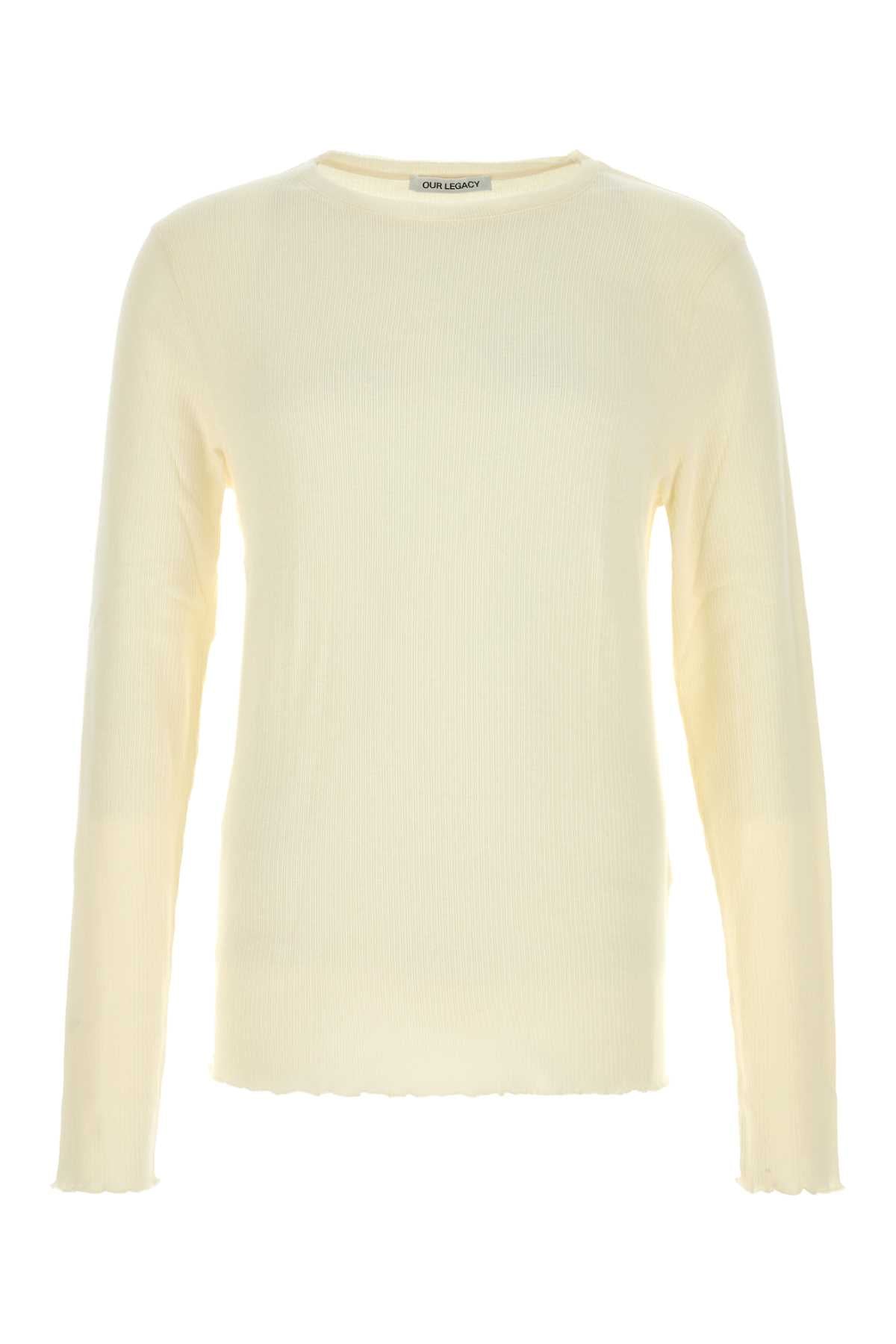 Our Legacy Cloriprib Sweater — Beige by Our Legacy