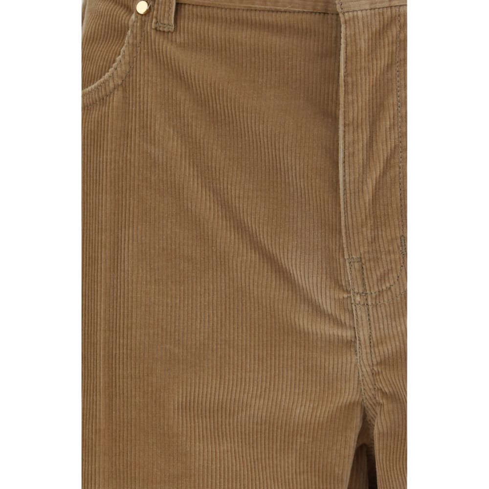 Max Mara Fragola Trousers — Brown, view 3