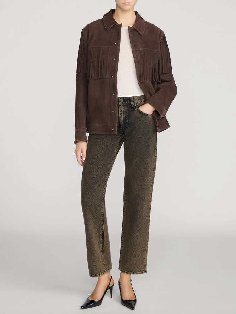 Frame H26 Jeans — Brown, view 2