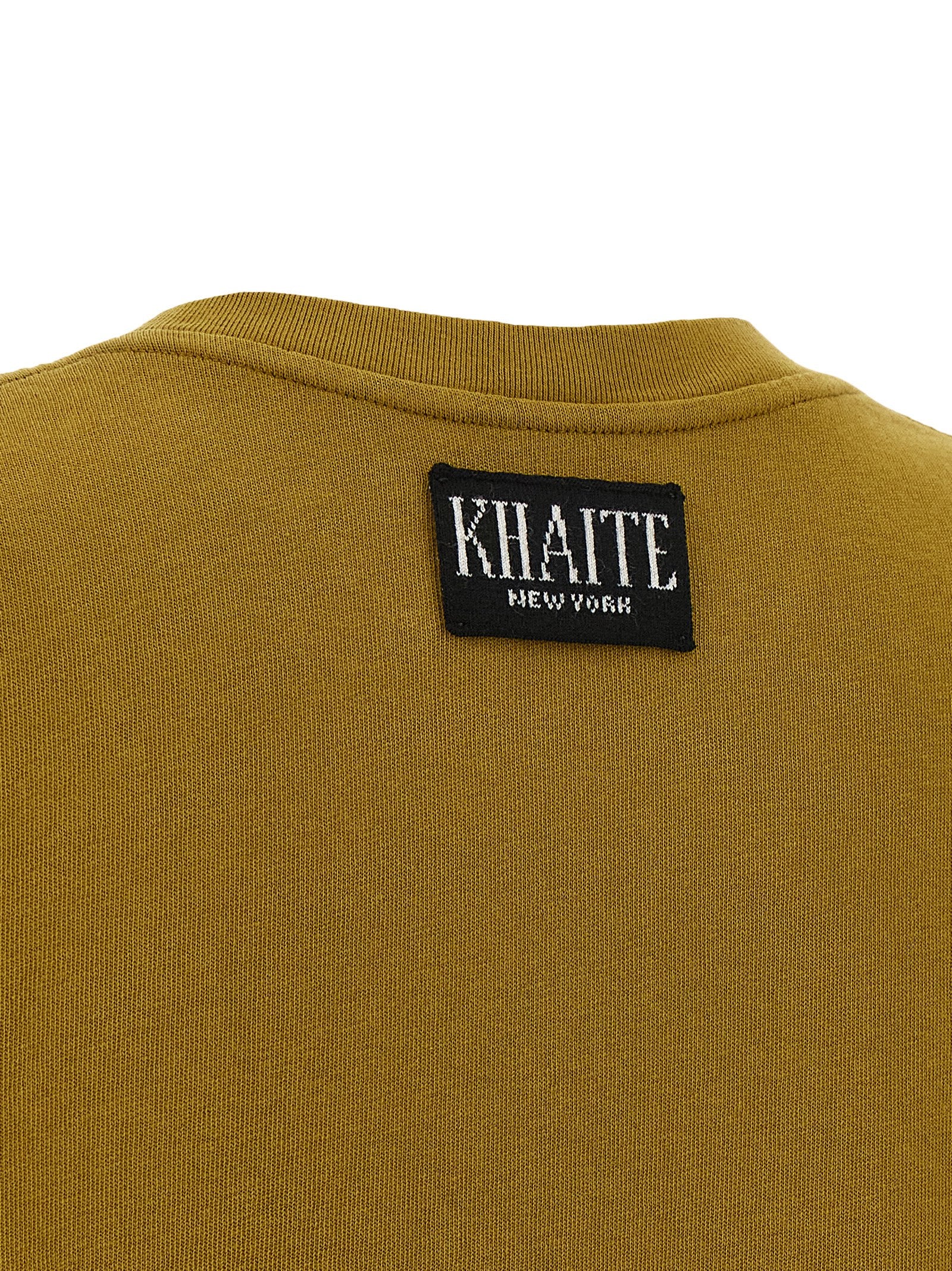 Khaite Emmylou T-shirt — Yellow, view 4
