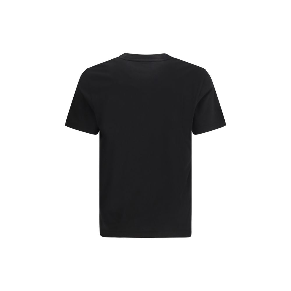 Moncler Logo-Patched Cotton T-Shirt — Black, view 2