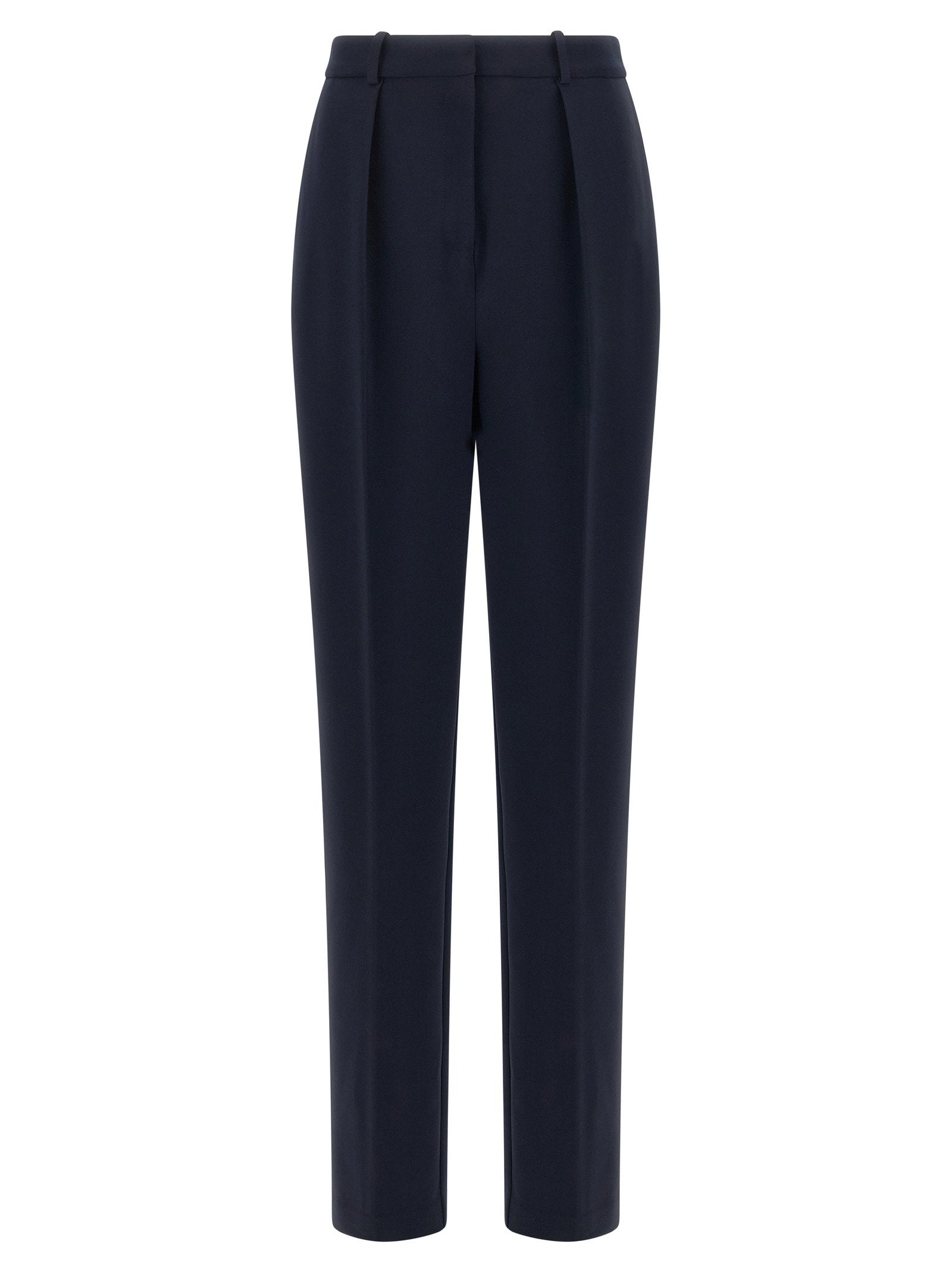 Elisabetta Franchi High-Waist Crepe Trousers by Elisabetta Franchi
