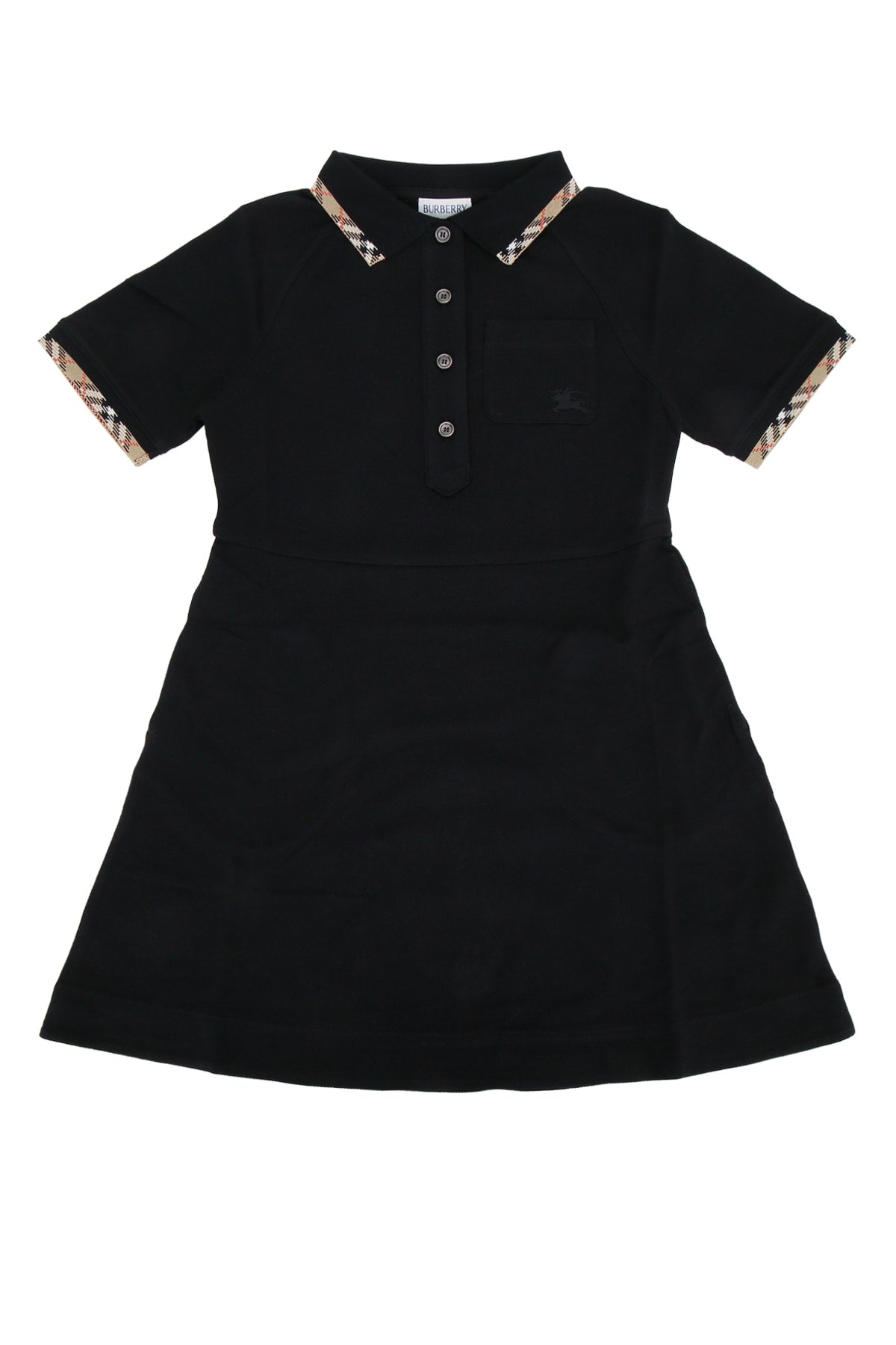 Burberry Jr Romola CC Dress — Black by Burberry Jr