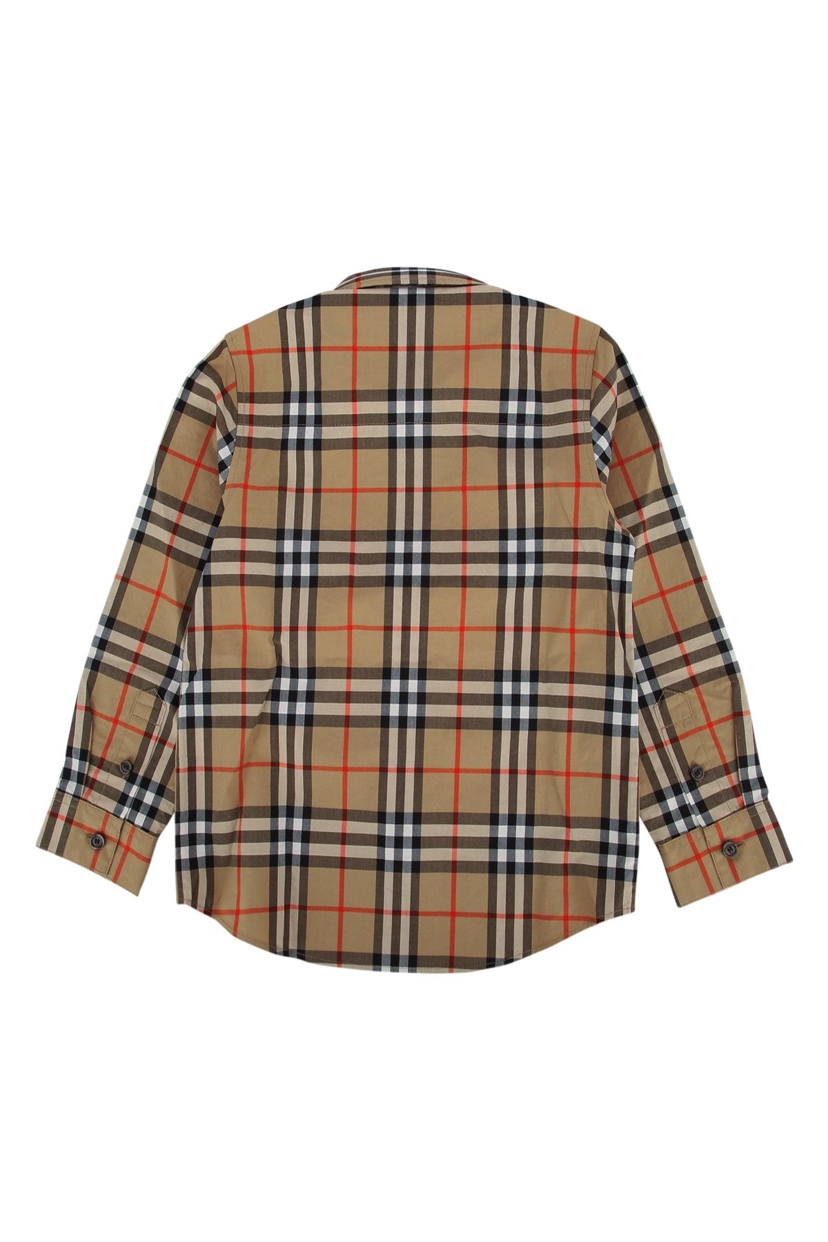 Burberry Jr Owen Shirt — Beige, view 2