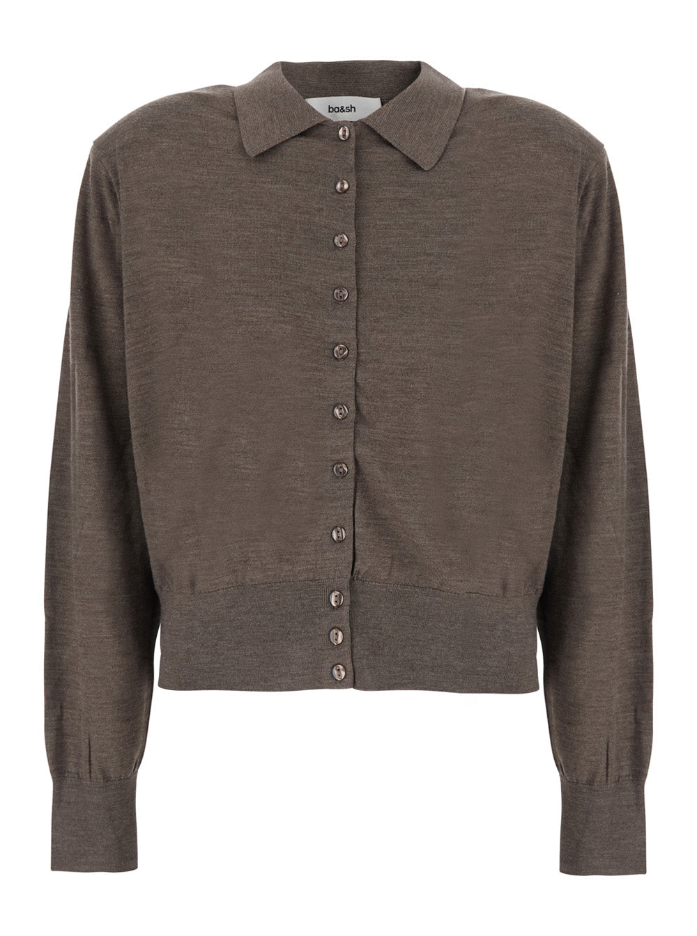 Ba&sh Boston Cardigan — Gray by Ba&sh