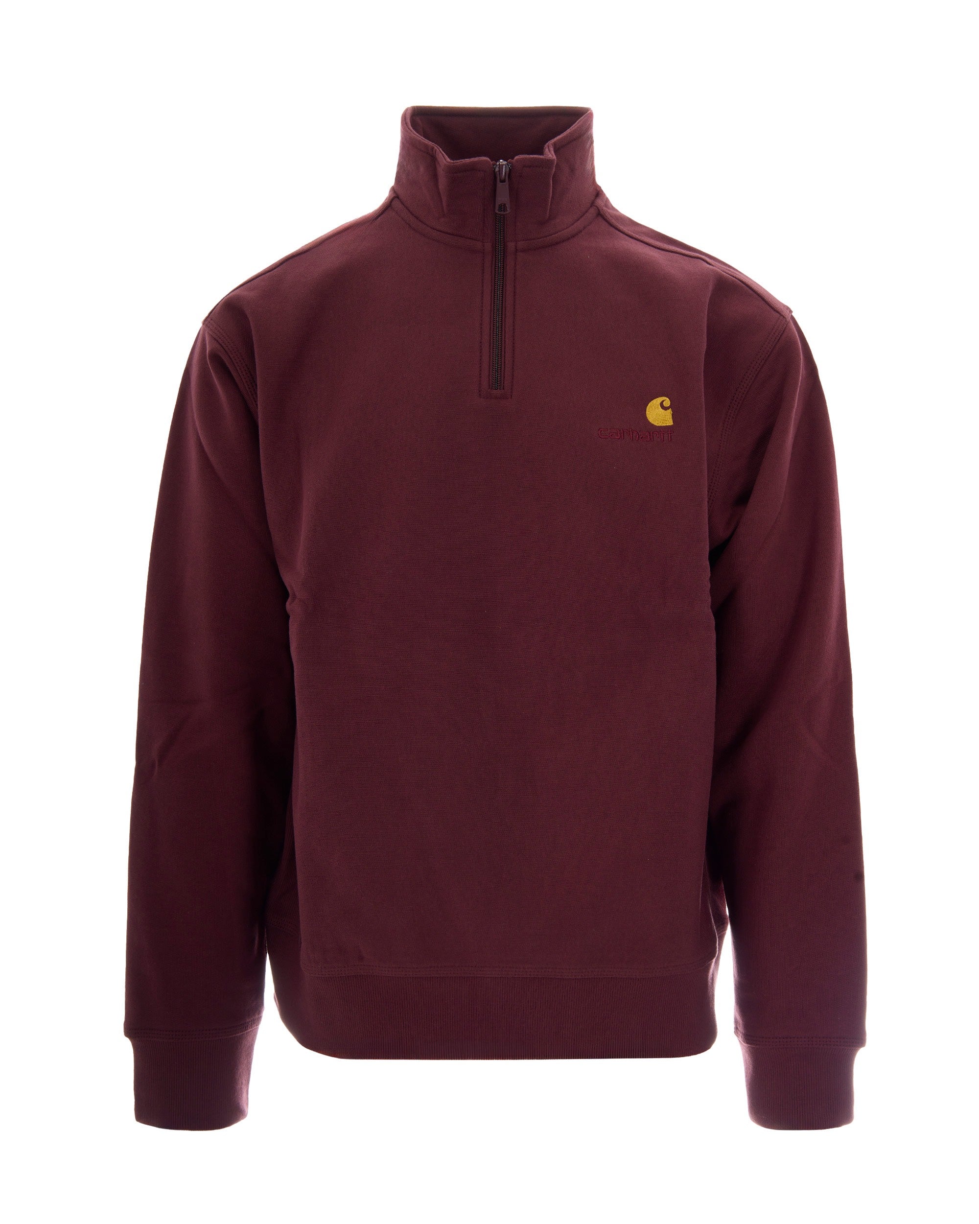 Carhartt Wip Half-Zip American Script Sweatshirt — Purple by Carhartt Wip