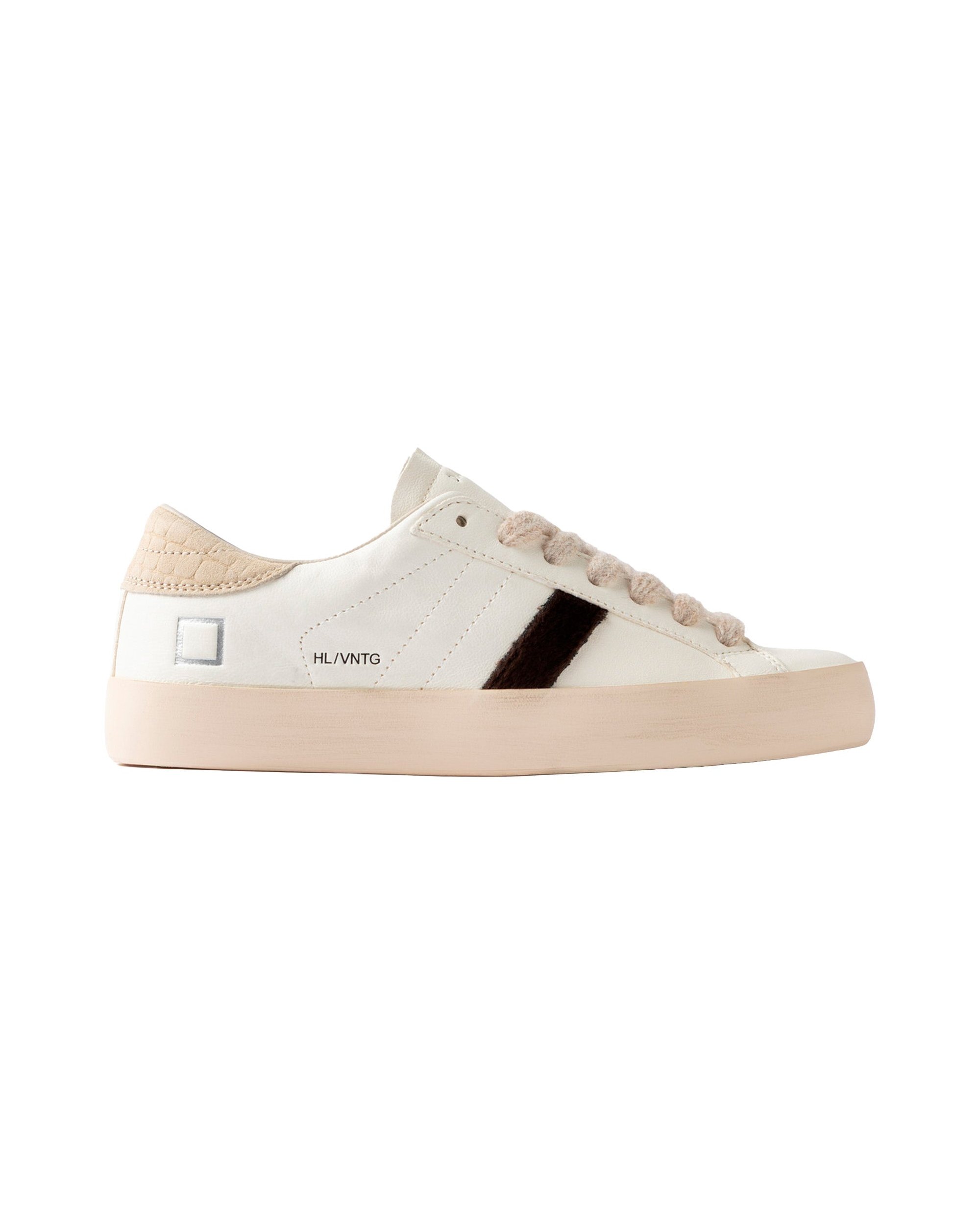 D.A.T.E. Hill Low Sneaker — White by D.A.T.E.