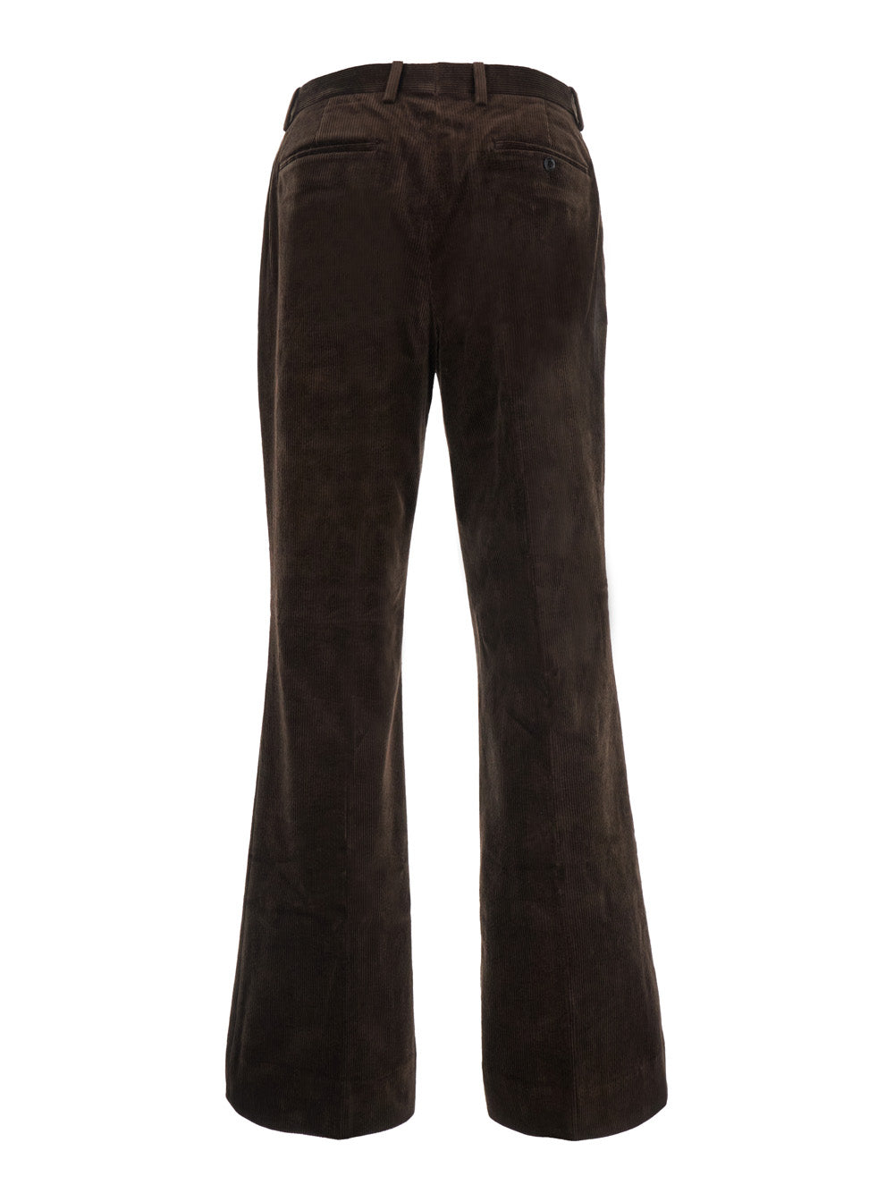 Tonywack Flared Corduroy Trousers — Brown, view 2