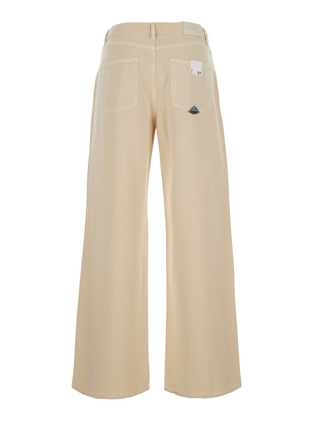 Roy Roger'S Wide Leg Jeans — Beige, view 2