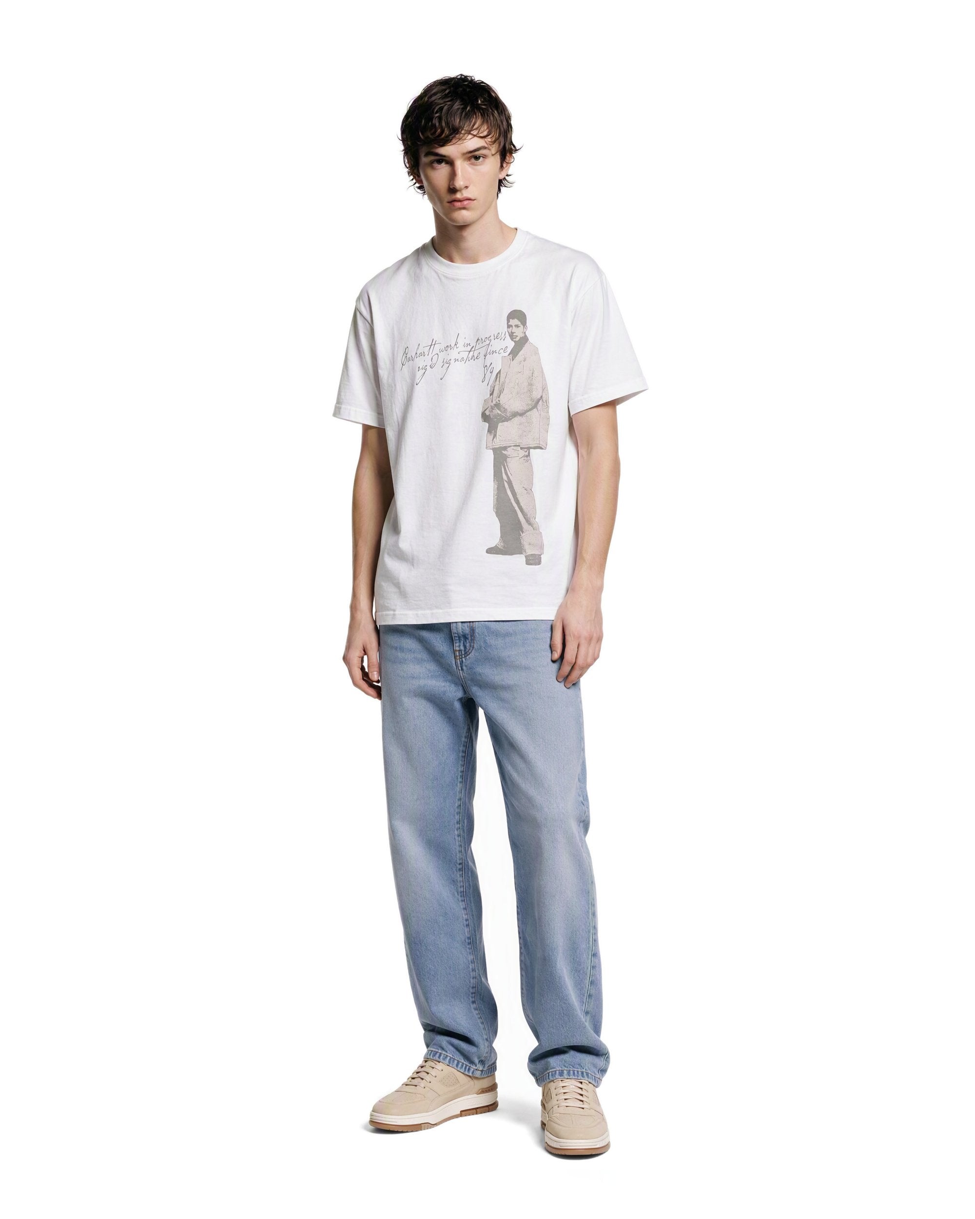 Carhartt Wip T-Shirt — White, view 3