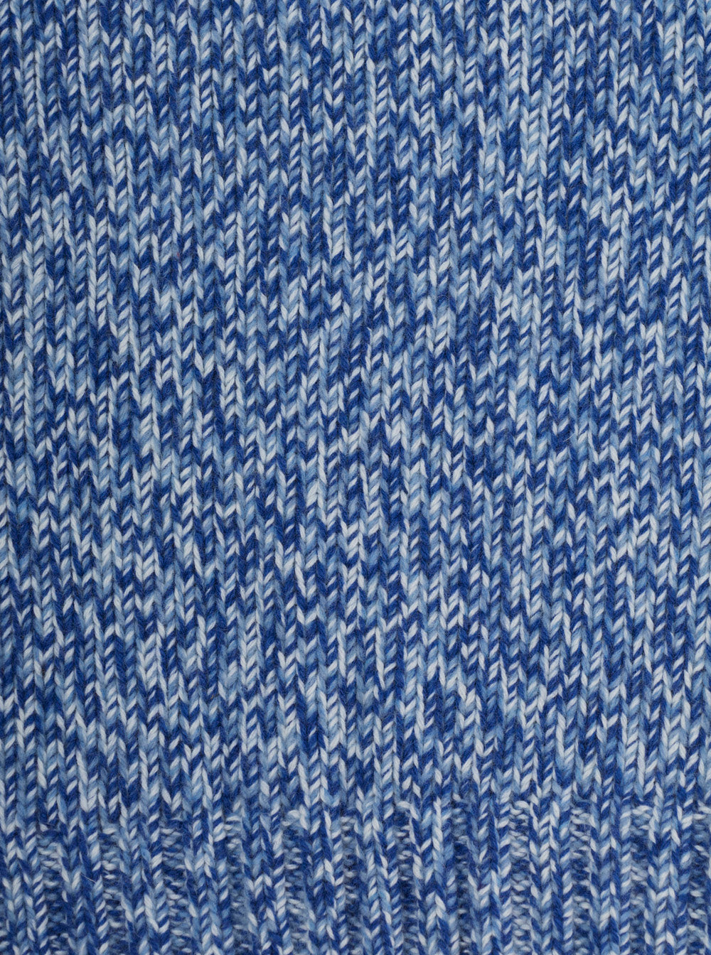 Il Gufo Round Neck Knit Sweater — Blue, view 3