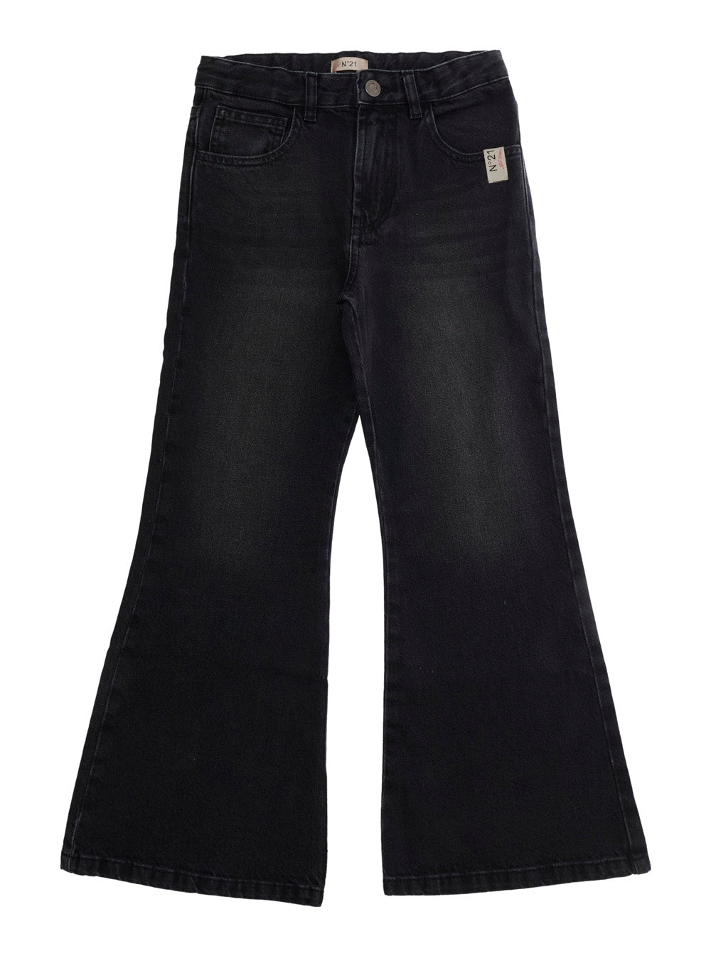 Nº21 Five-Pocket Cotton Jeans — Black by Nº21