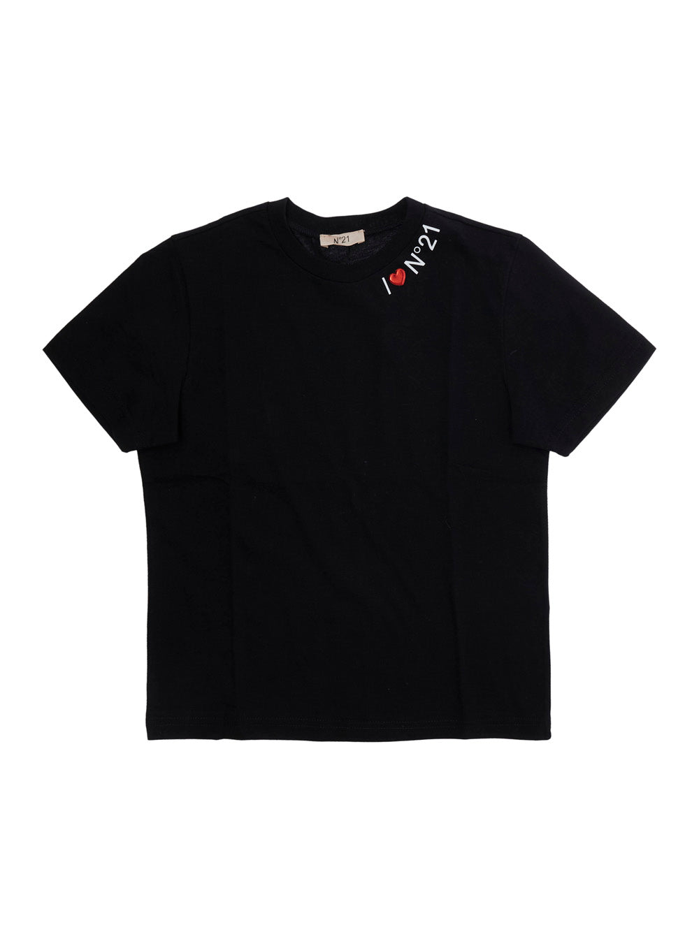 Nº21 Cotton T-Shirt — Black by Nº21