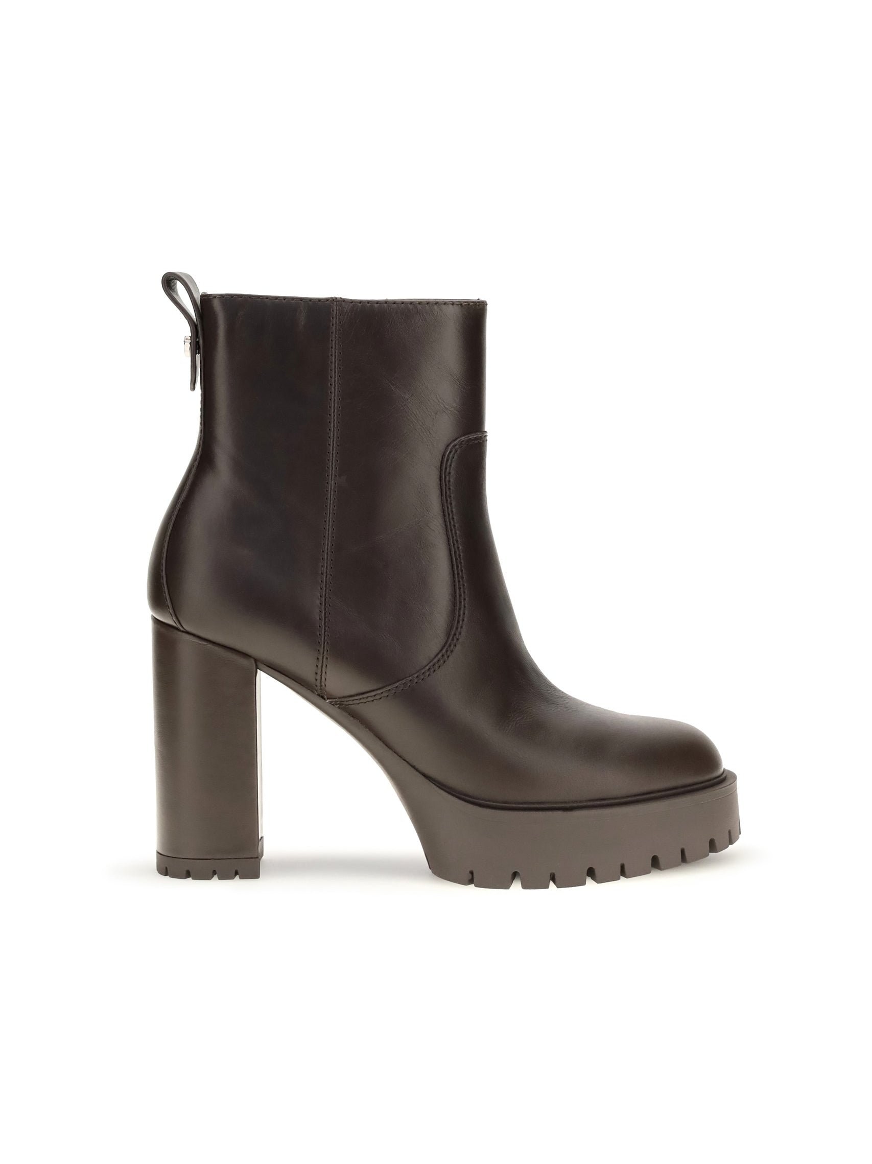 Pinko Clara 01 Platform Ankle Boot — Brown by Pinko