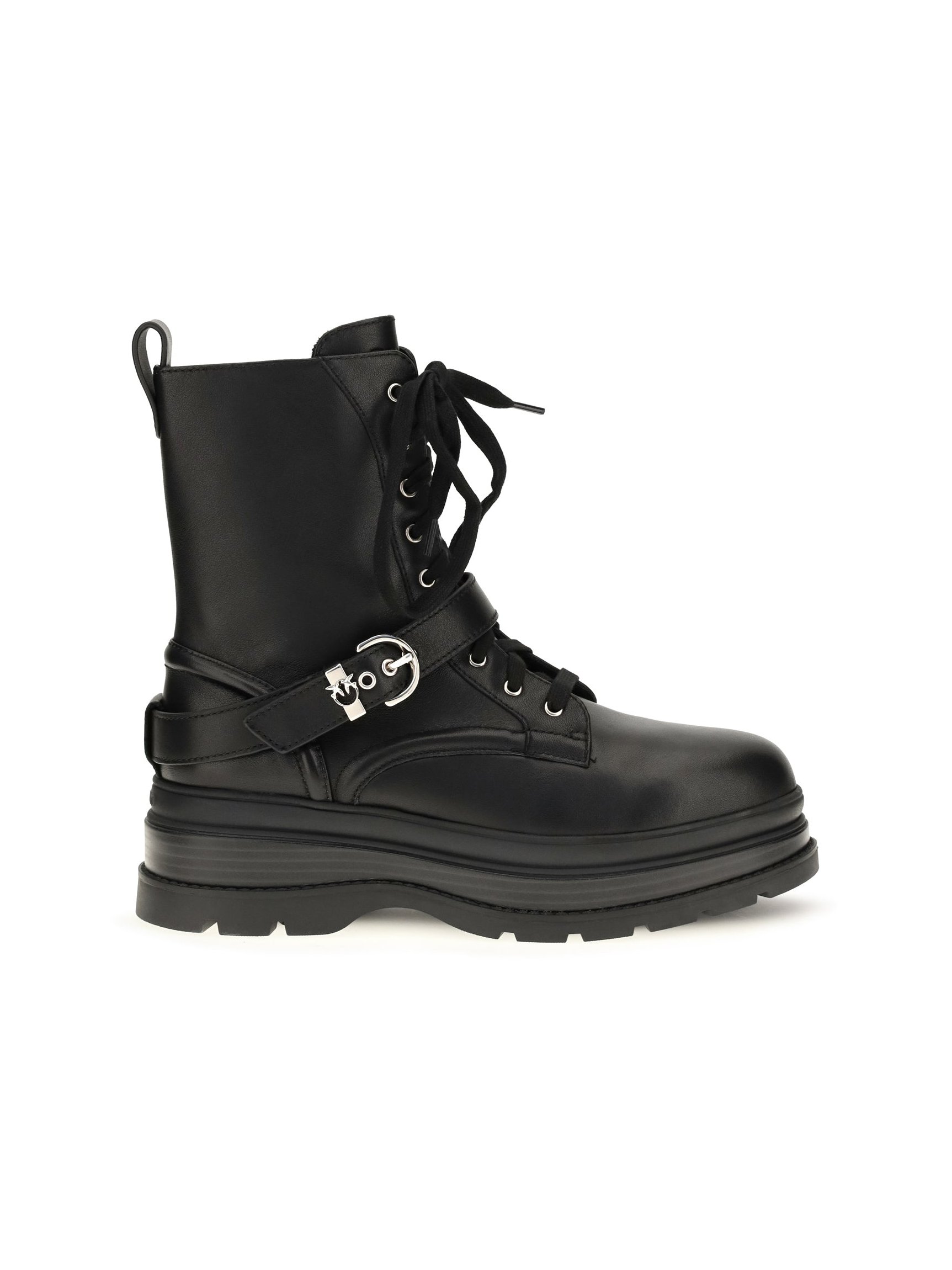 Pinko Combat Boot — Black, view 2