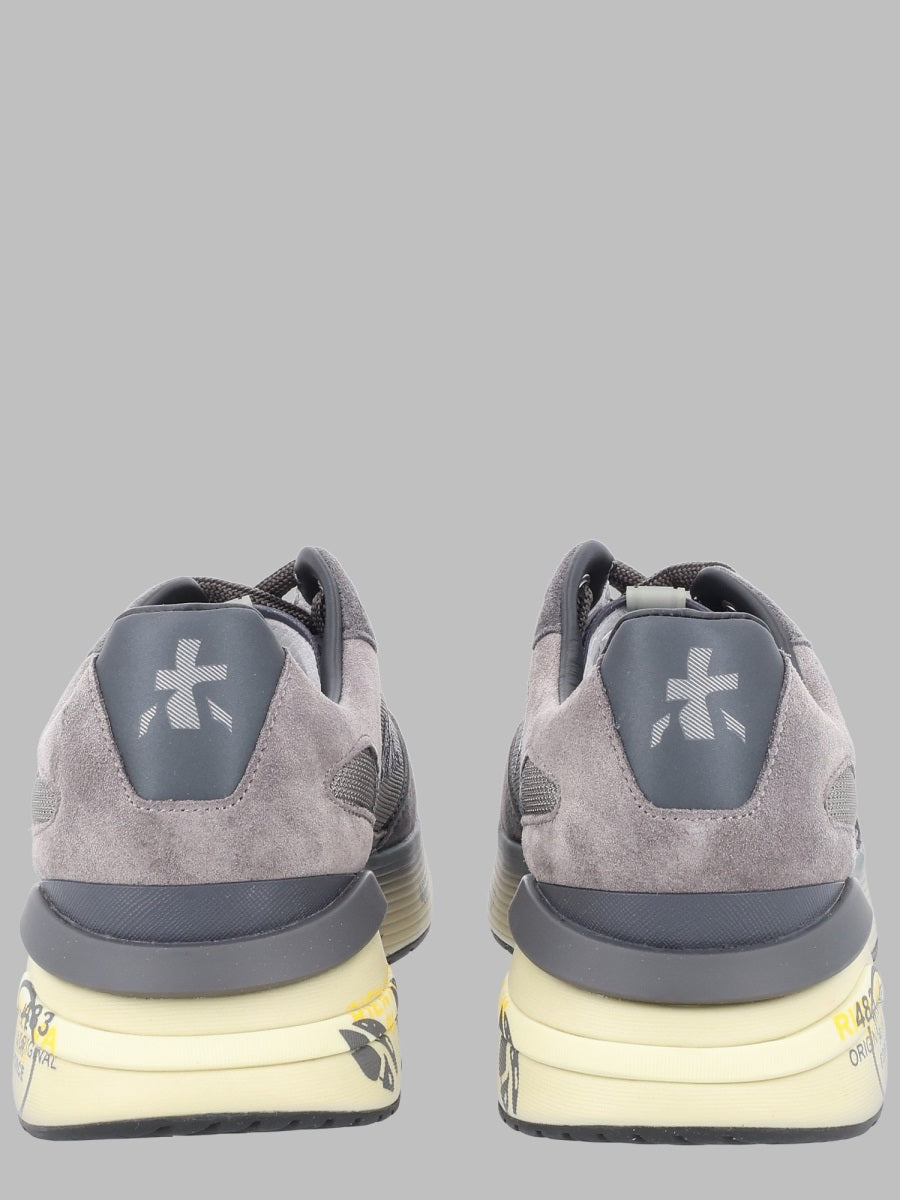 Premiata Moe Run Sneakers — Gray, view 2