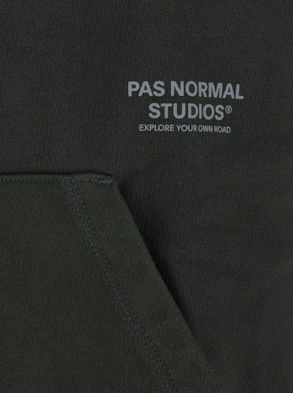 Pas Normal Studios Cotton Tech Fabric Hoodie — Green, view 3