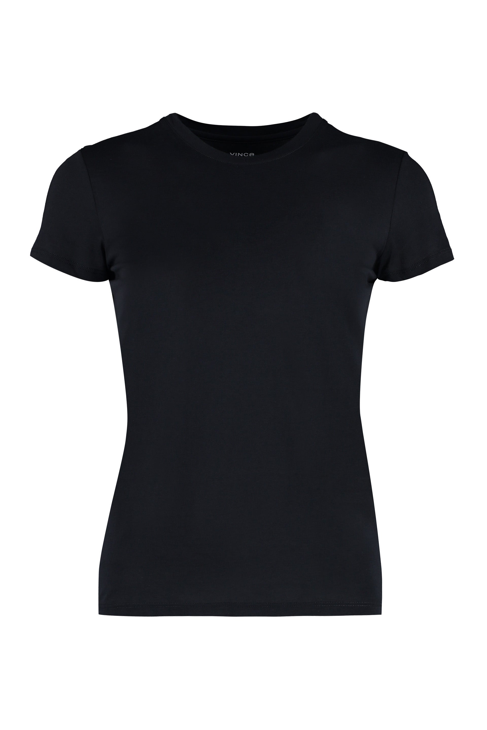 Vince Cotton Crew-Neck T-Shirt — Black by Vince