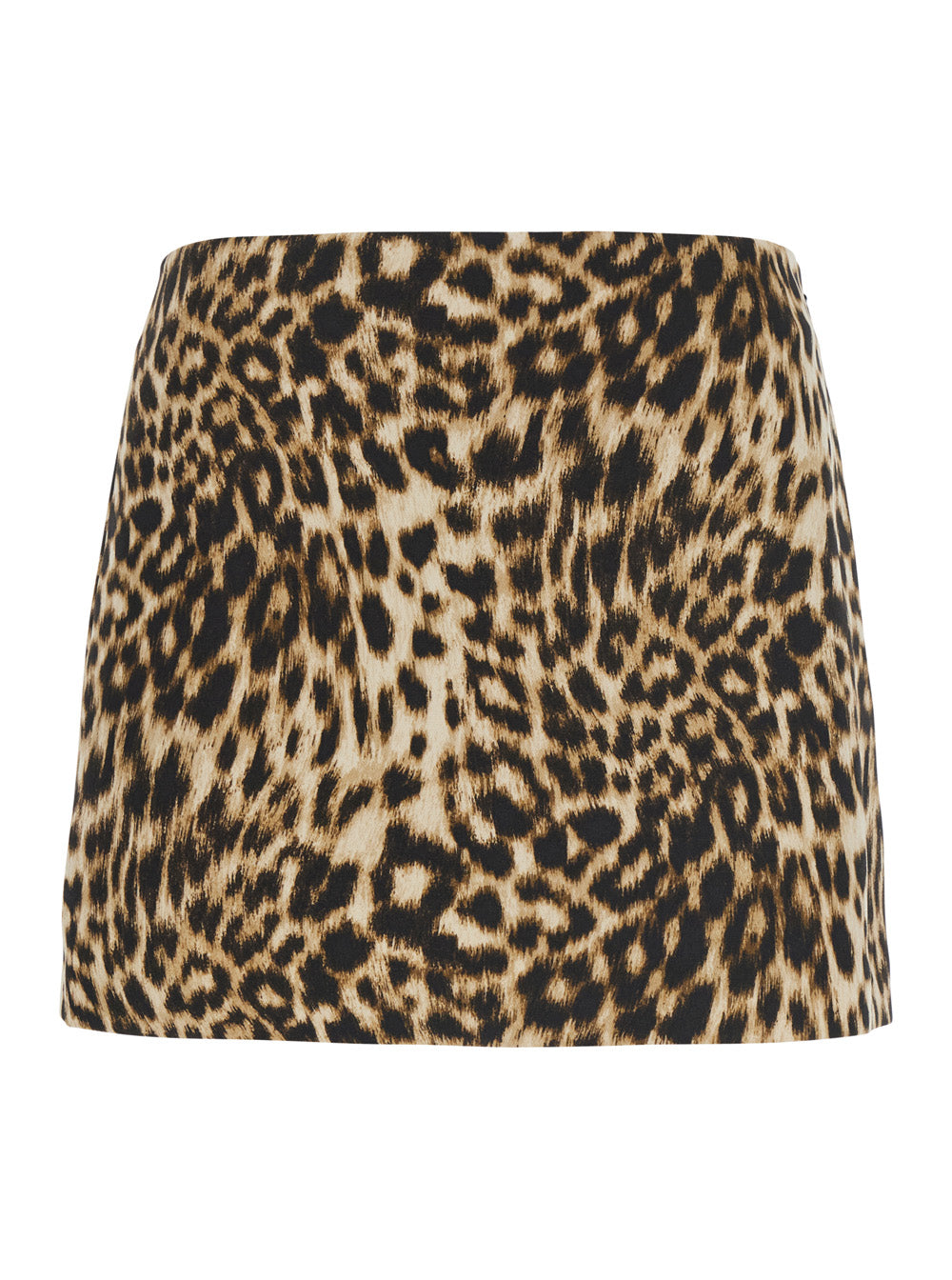 Michael Michael Kors Animal-Print A-Line Mini Skirt — Beige by Michael Michael Kors