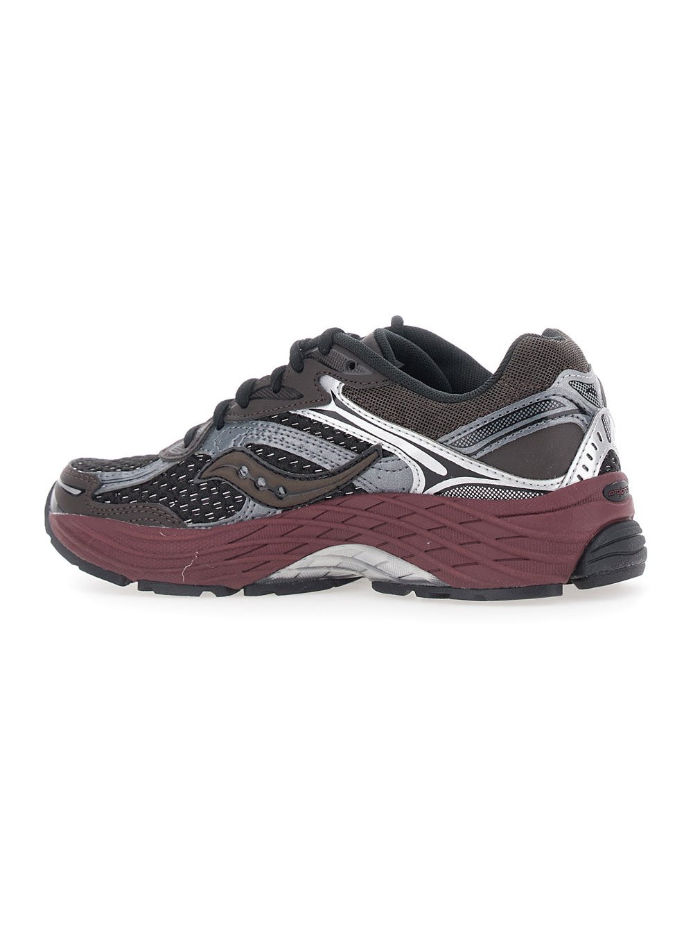 Saucony Leather and Mesh Sneakers — Multicolor, view 3