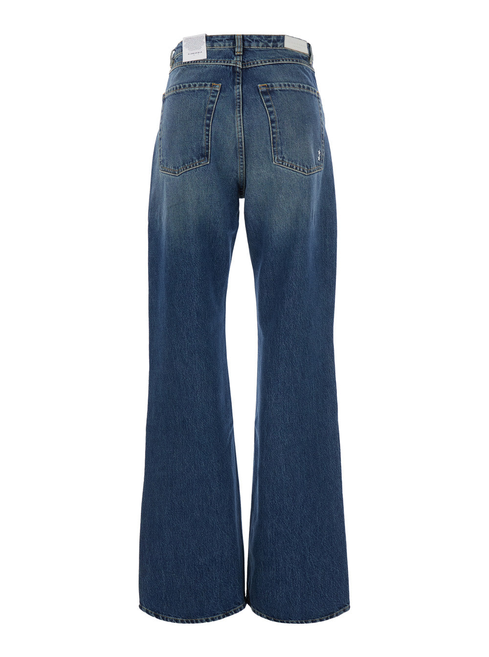 Icon Denim Slim Flared Jeans — Blue, view 2