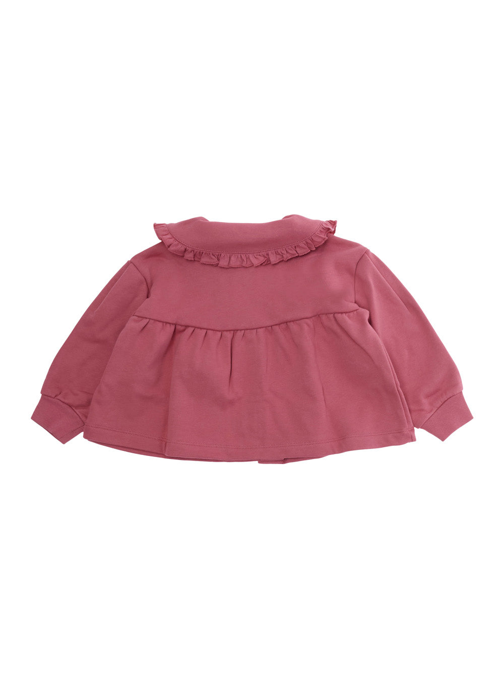 Marni Cotton Peter Pan Collar Sweatshirt — Pink, view 2