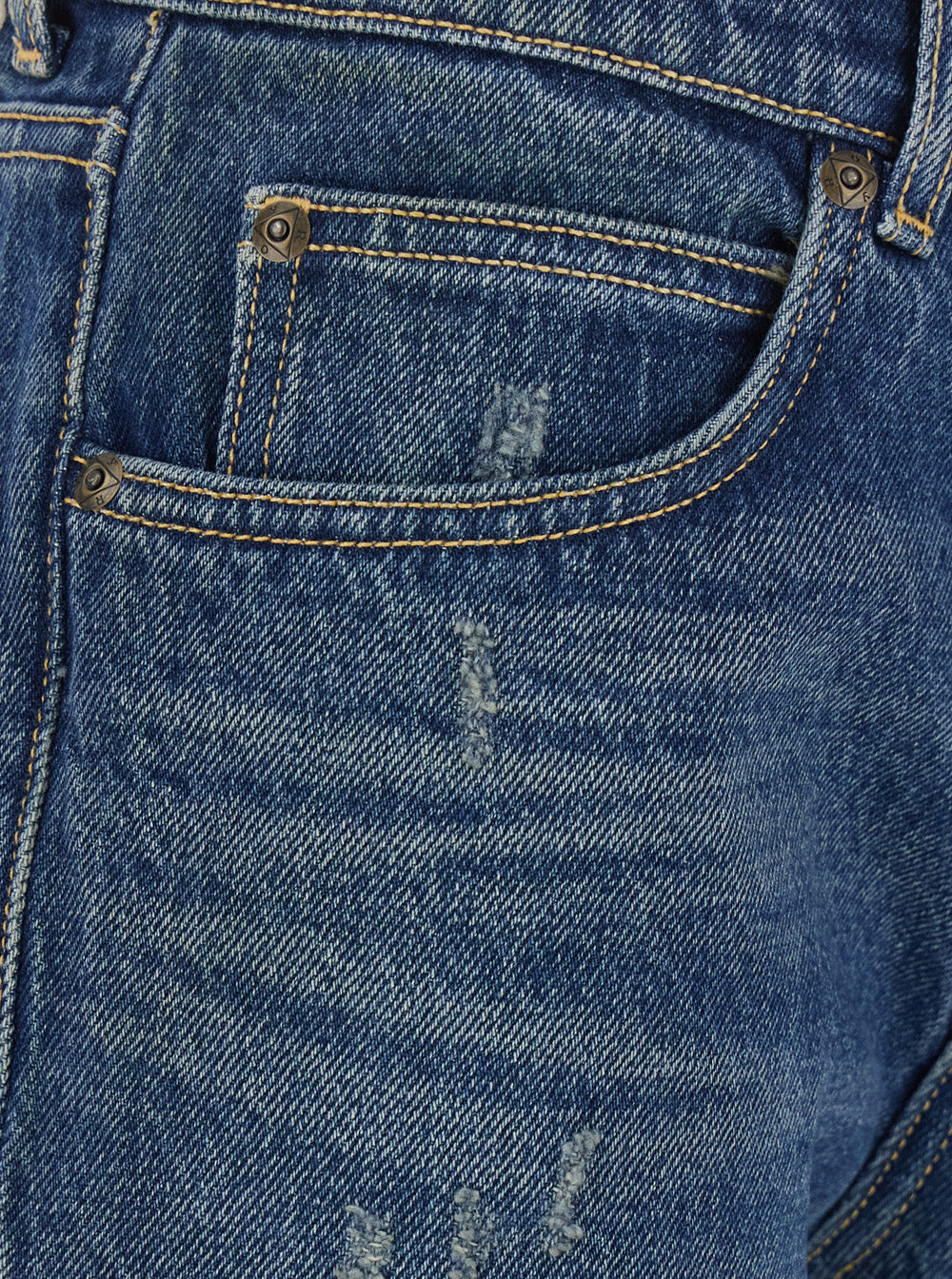 Roy Roger'S Faded Denim Jeans — Blue, view 3