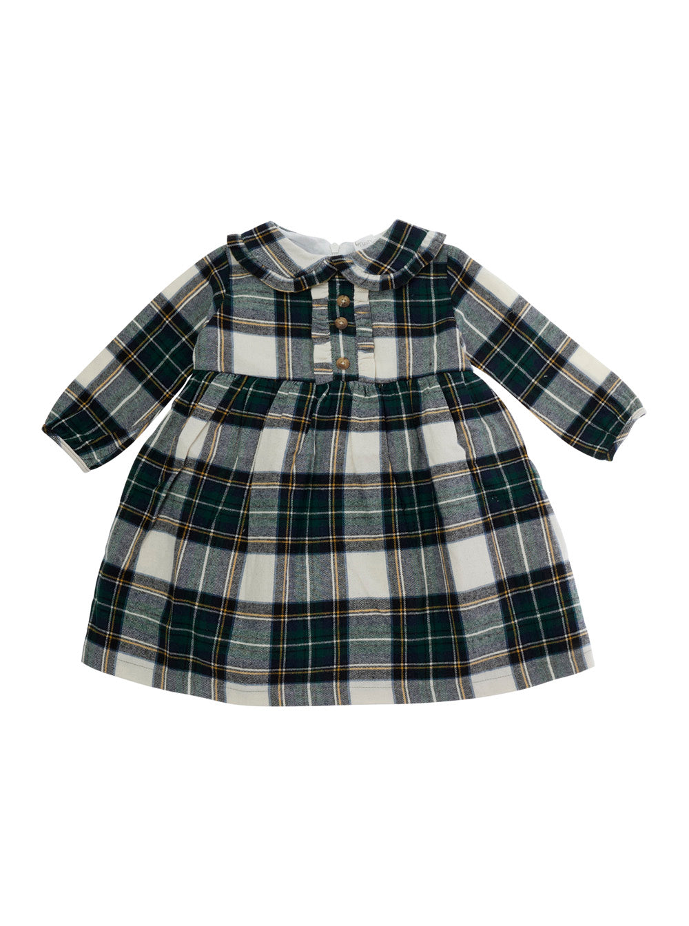 NanáN Tartan Cotton Dress — Green by NanáN