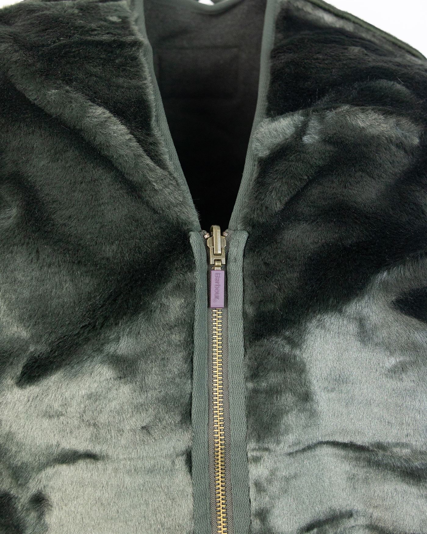 Barbour Acrylic Pile Fleece Gilet — Sage, view 3