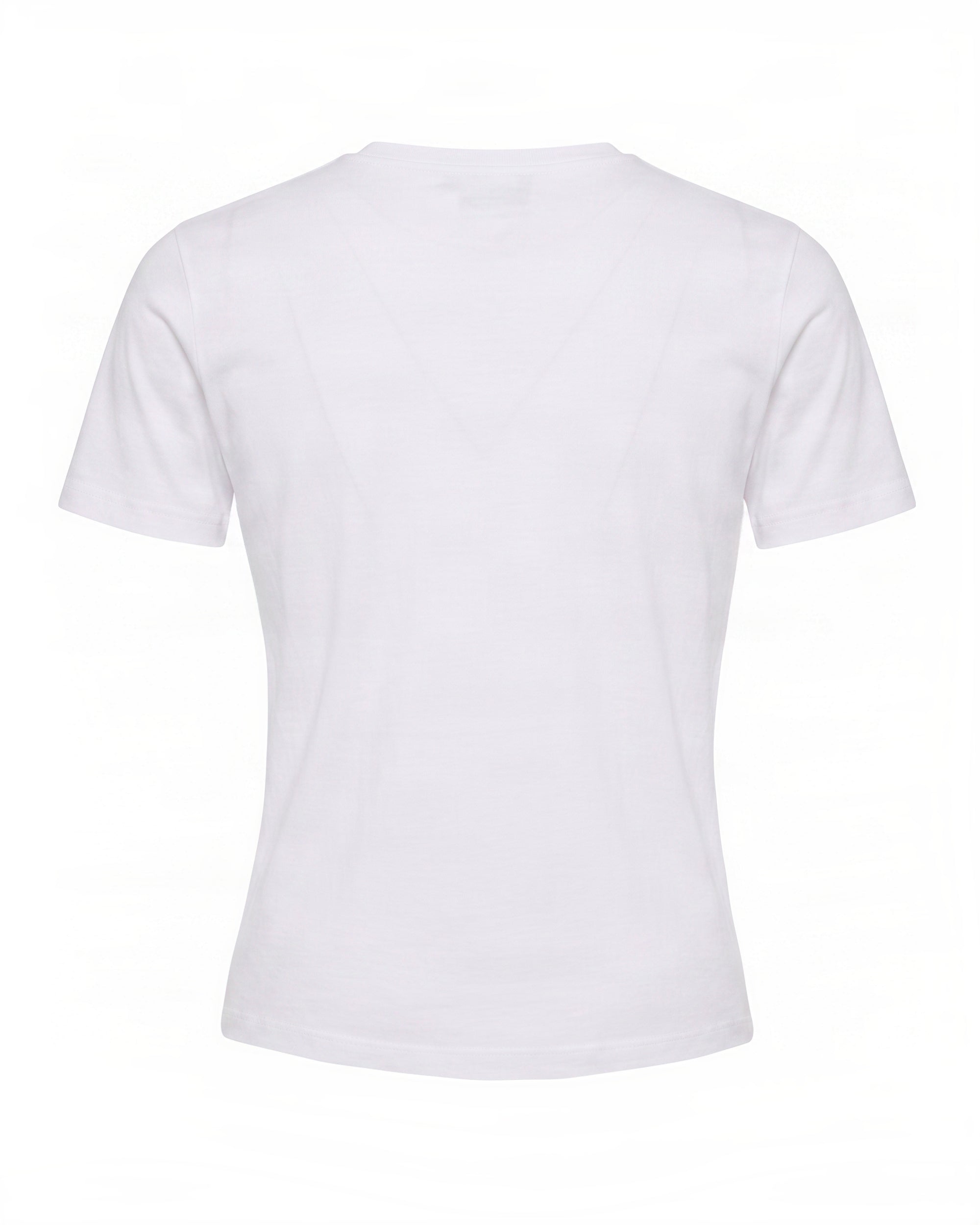 Fiorucci Cherub Graphic Print T-Shirt — White, view 2