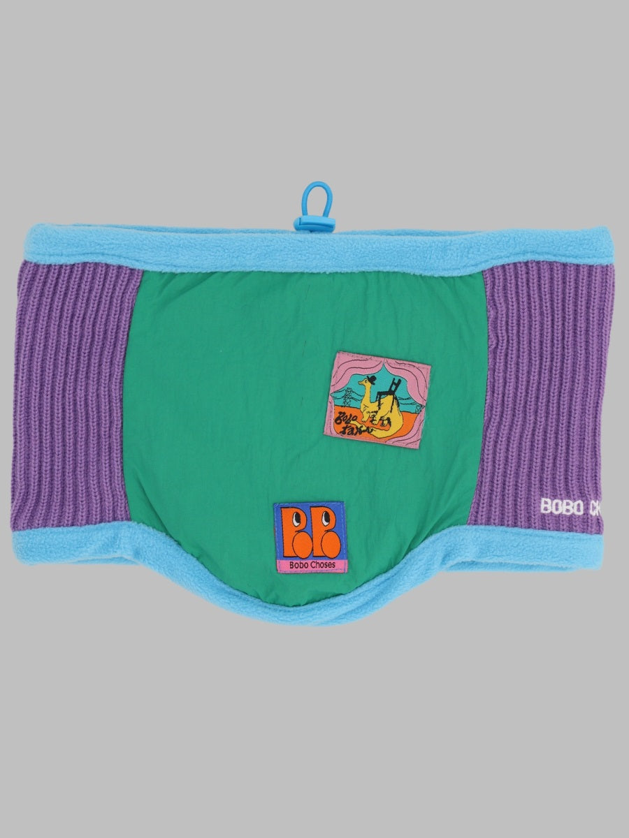 Bobo Choses Color-Block Knit Neck Warmer — Multicolor by Bobo Choses