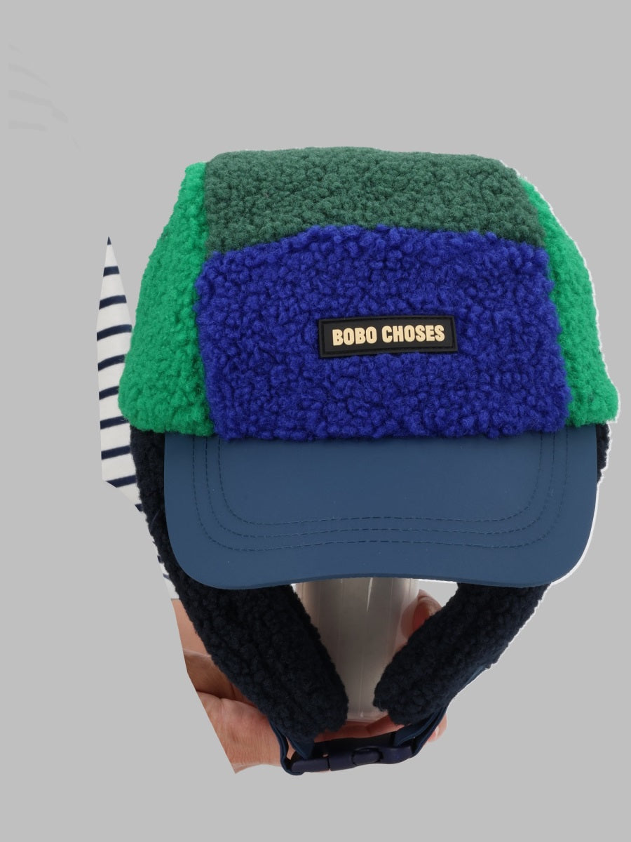 Bobo Choses B226AI028K_411 Winter Hat — Blue by Bobo Choses
