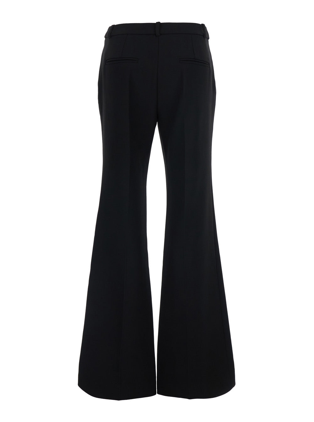 Ba&sh High-Waist Straight-Leg Trousers — Black, view 2
