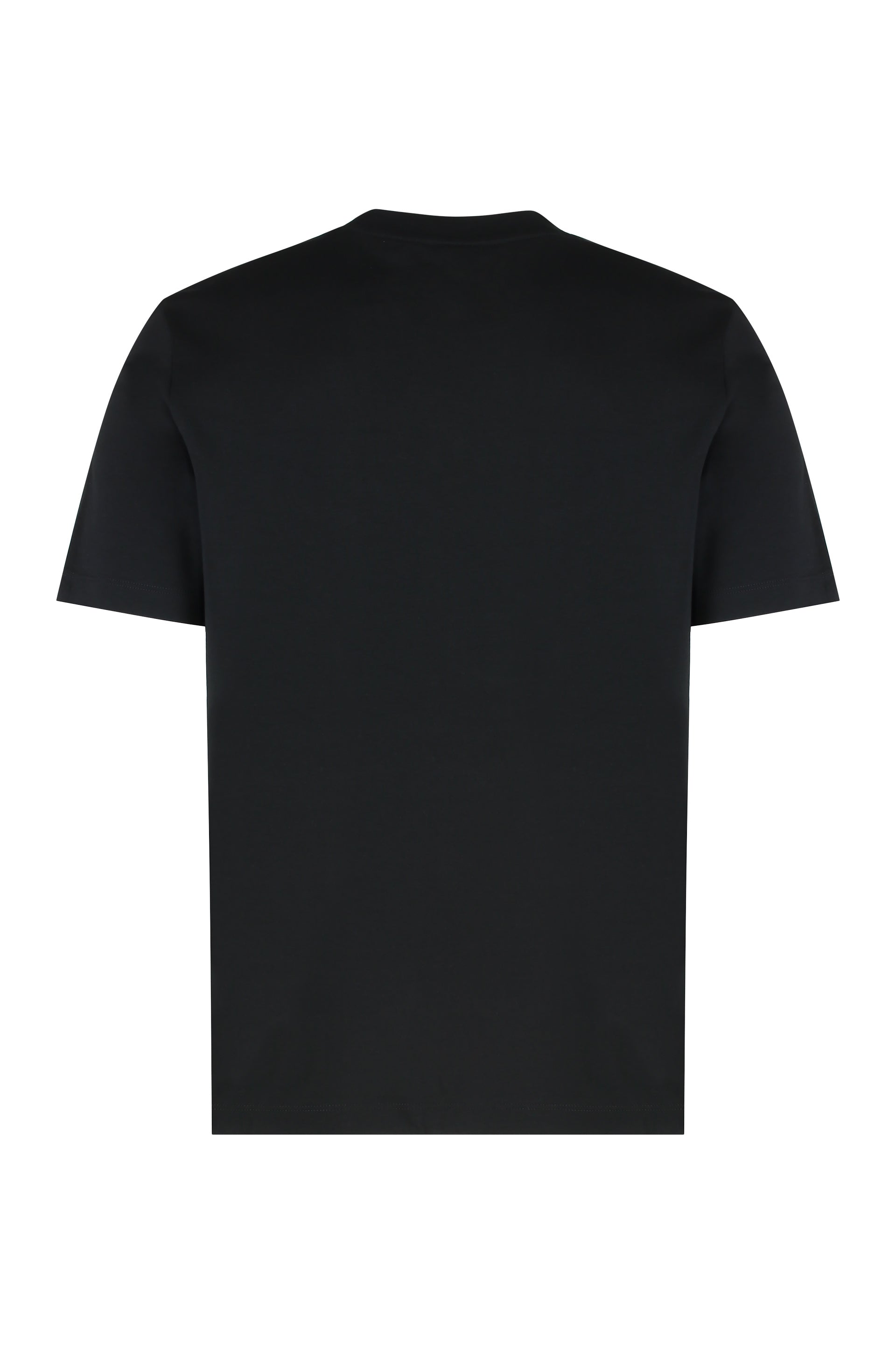 Hugo Boss Cotton Logo T-Shirt — Black by Hugo Boss