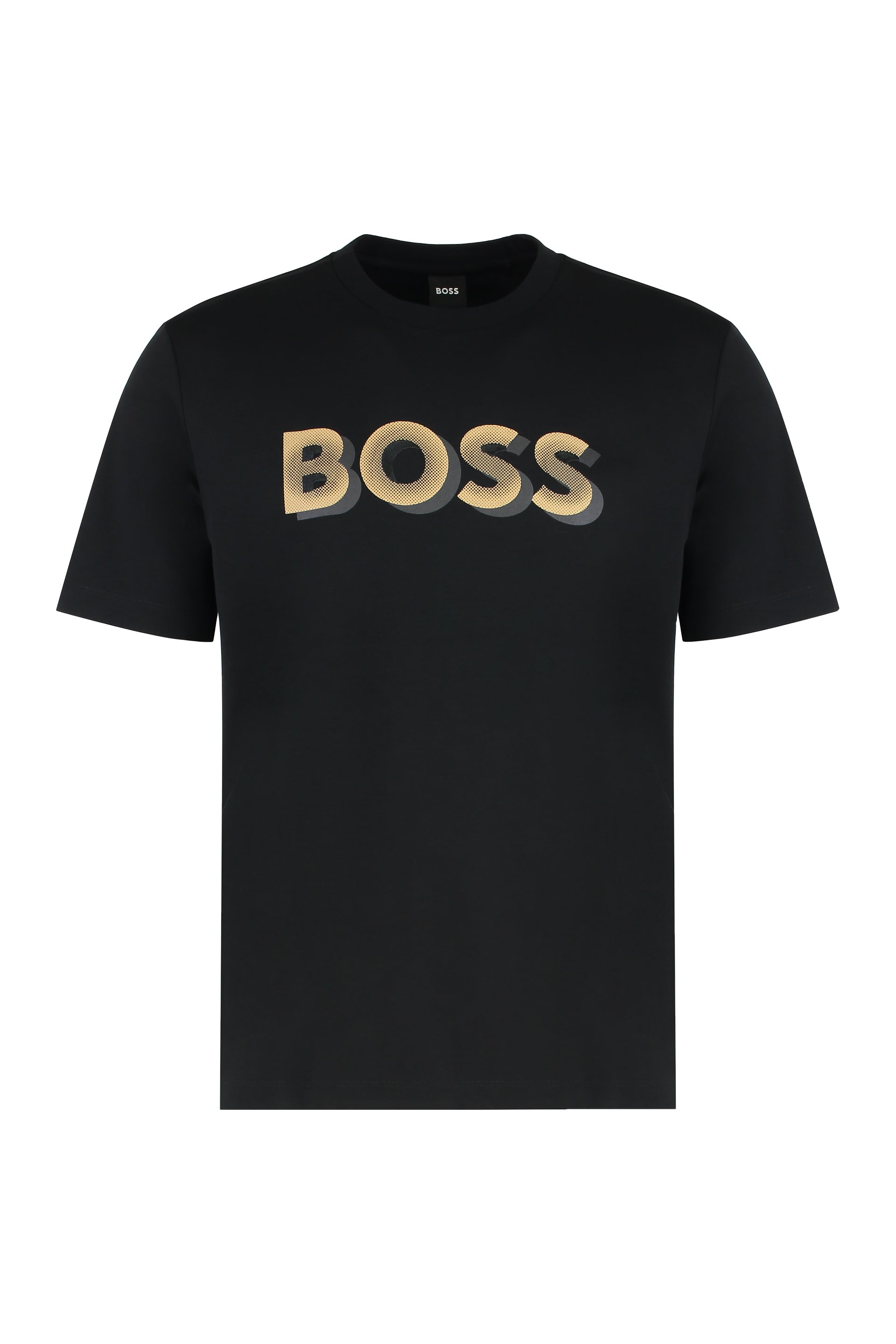 Hugo Boss Cotton Logo T-Shirt — Black, view 2