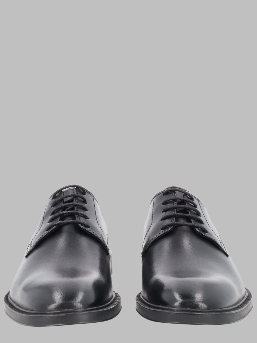 Hugo Leather Lace-Up Oxford — Black by Hugo