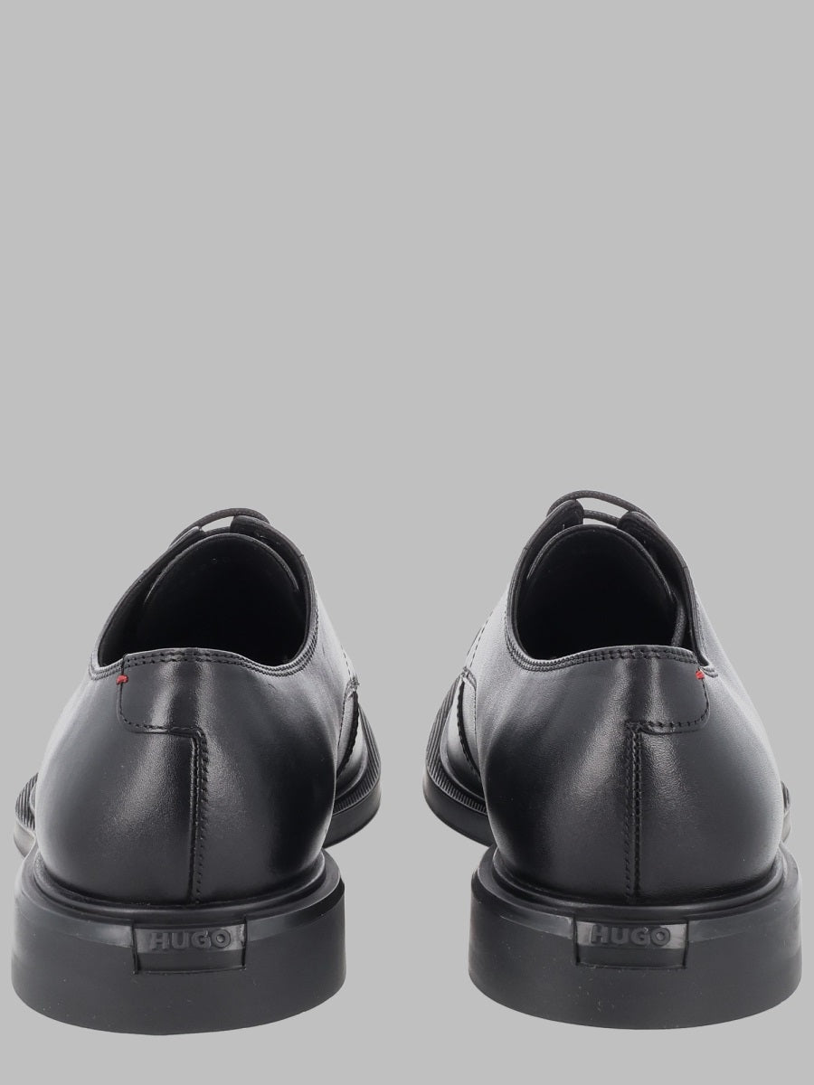 Hugo Leather Lace-Up Oxford — Black, view 2