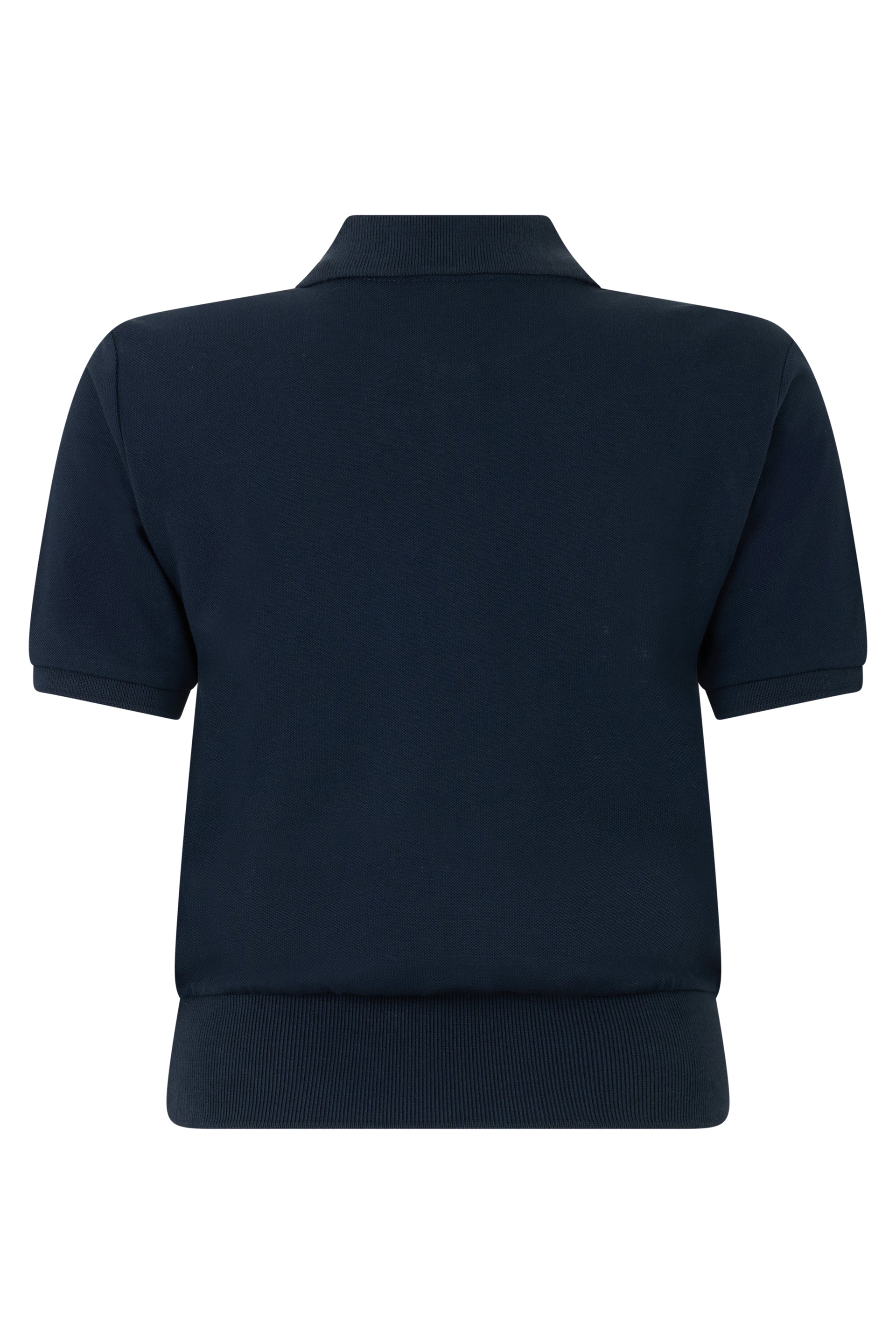 A.P.C. Cotton Polo — Navy, view 2