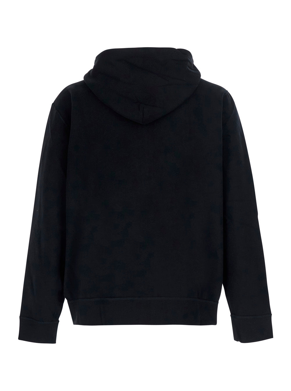 Polo Ralph Lauren Zip-Up Cotton Blend Hoodie — Black, view 2